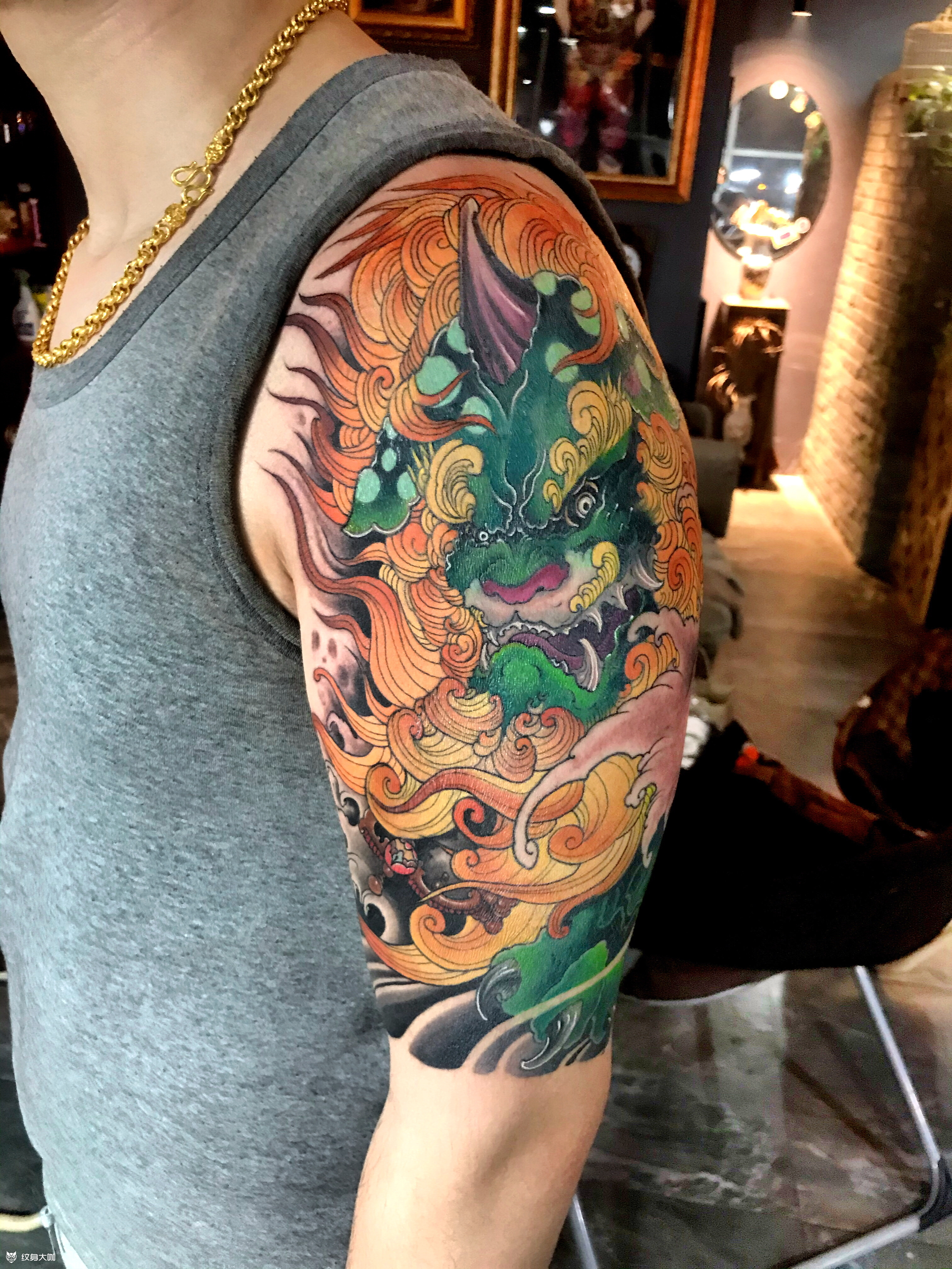 谛听_纹身图案手稿图片_大林的纹身作品集