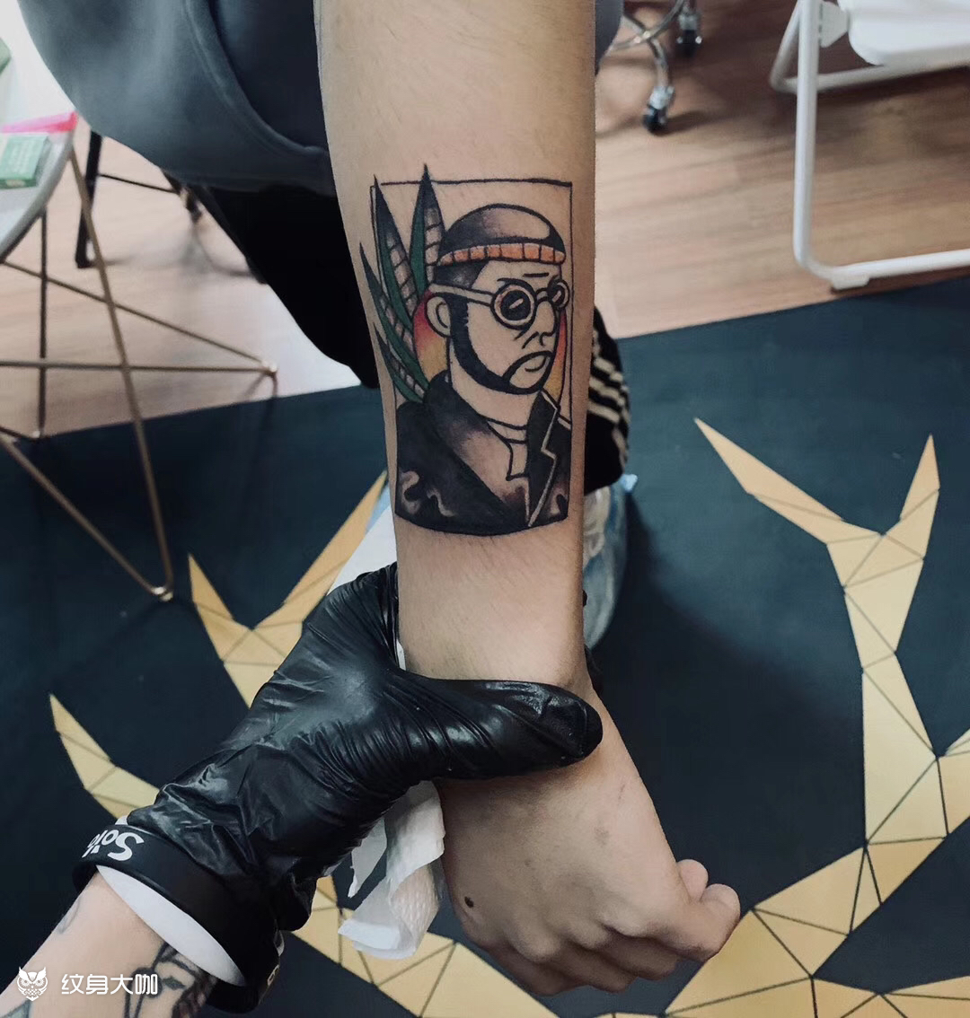 这个杀手不太冷_纹身图案手稿图片_青岛坏油漆tattoo的纹身作品集