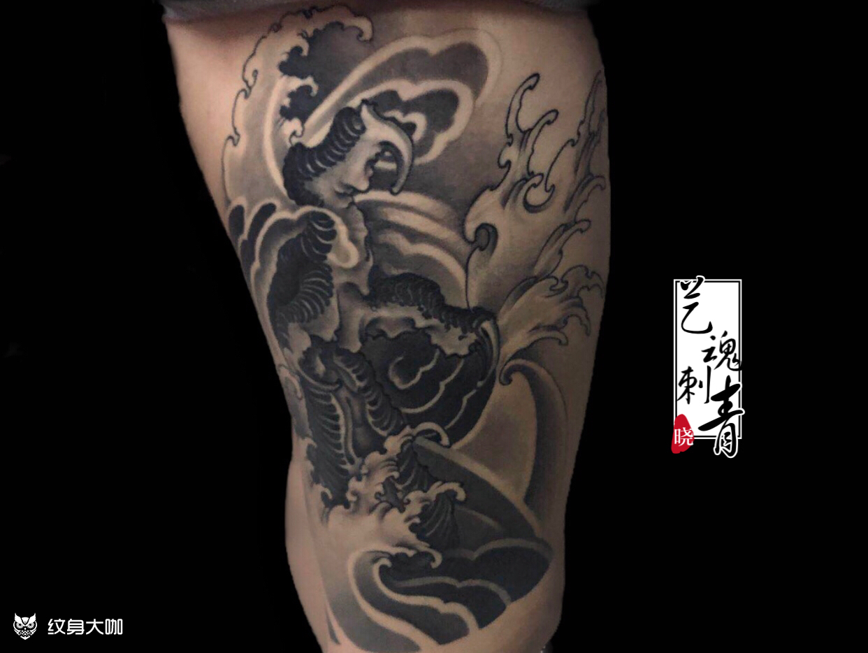 龙爪_纹身图案手稿图片_赤画人的纹身作品集