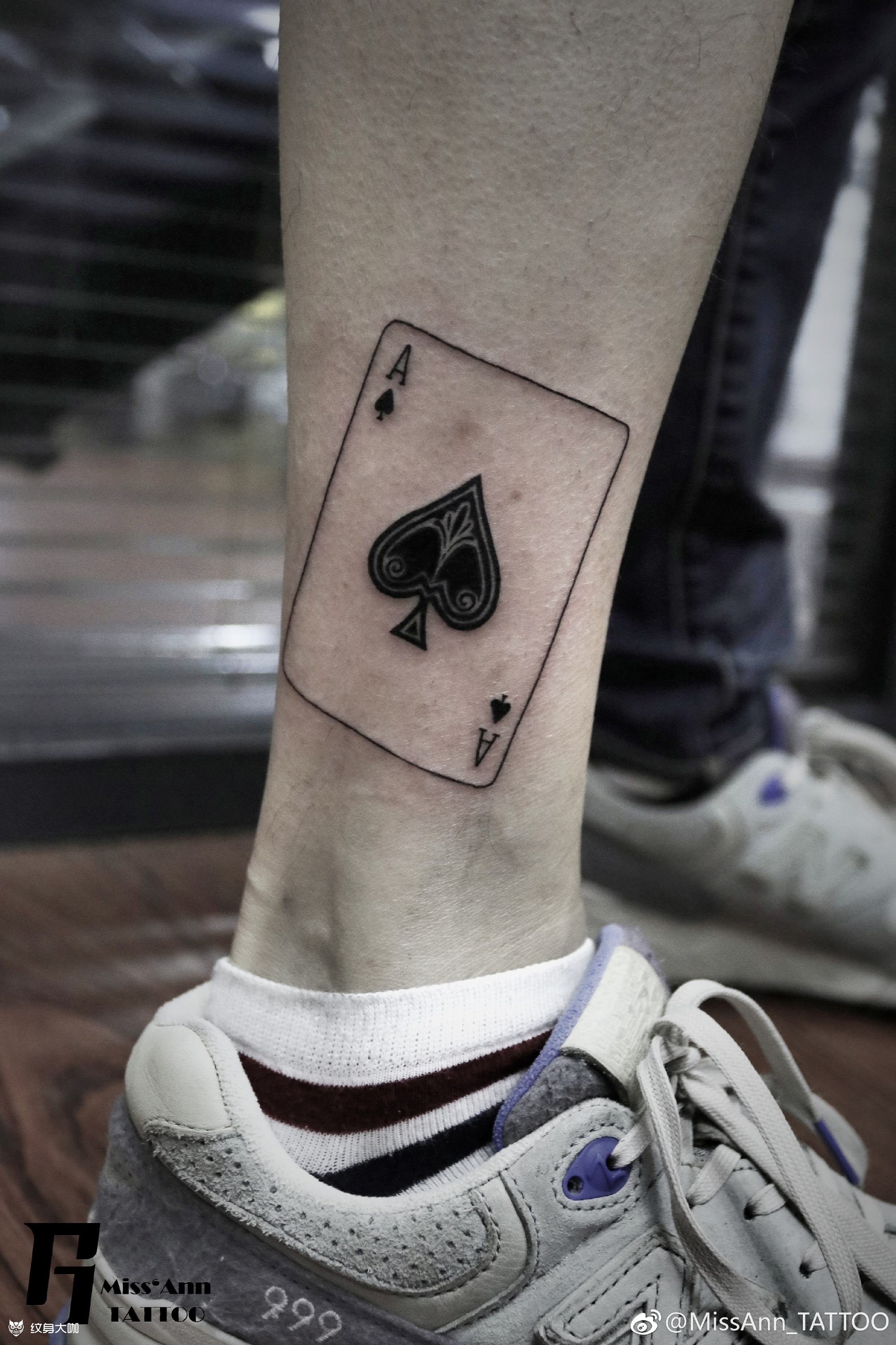 黑桃a_纹身图案手稿图片_安然的纹身作品集