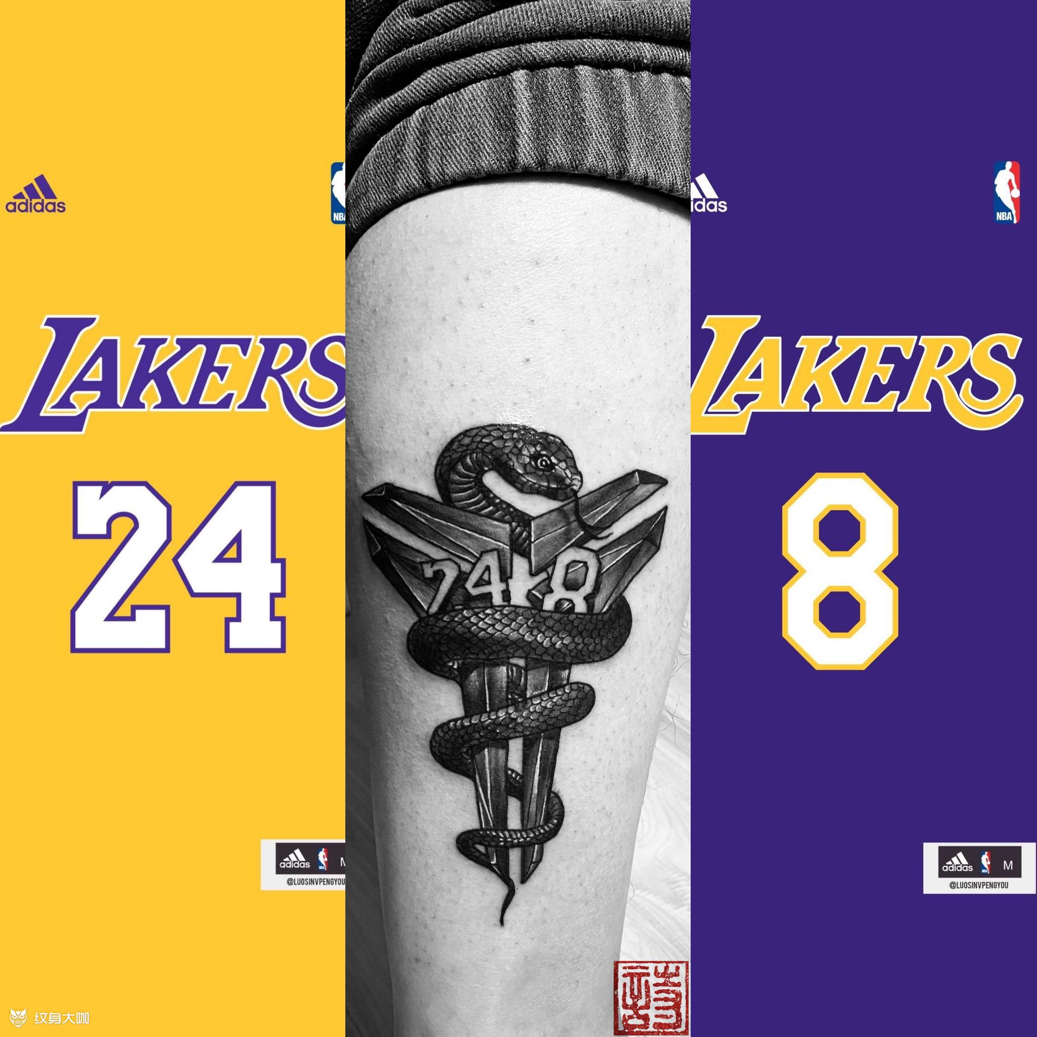 NBA纹身标志图案图片