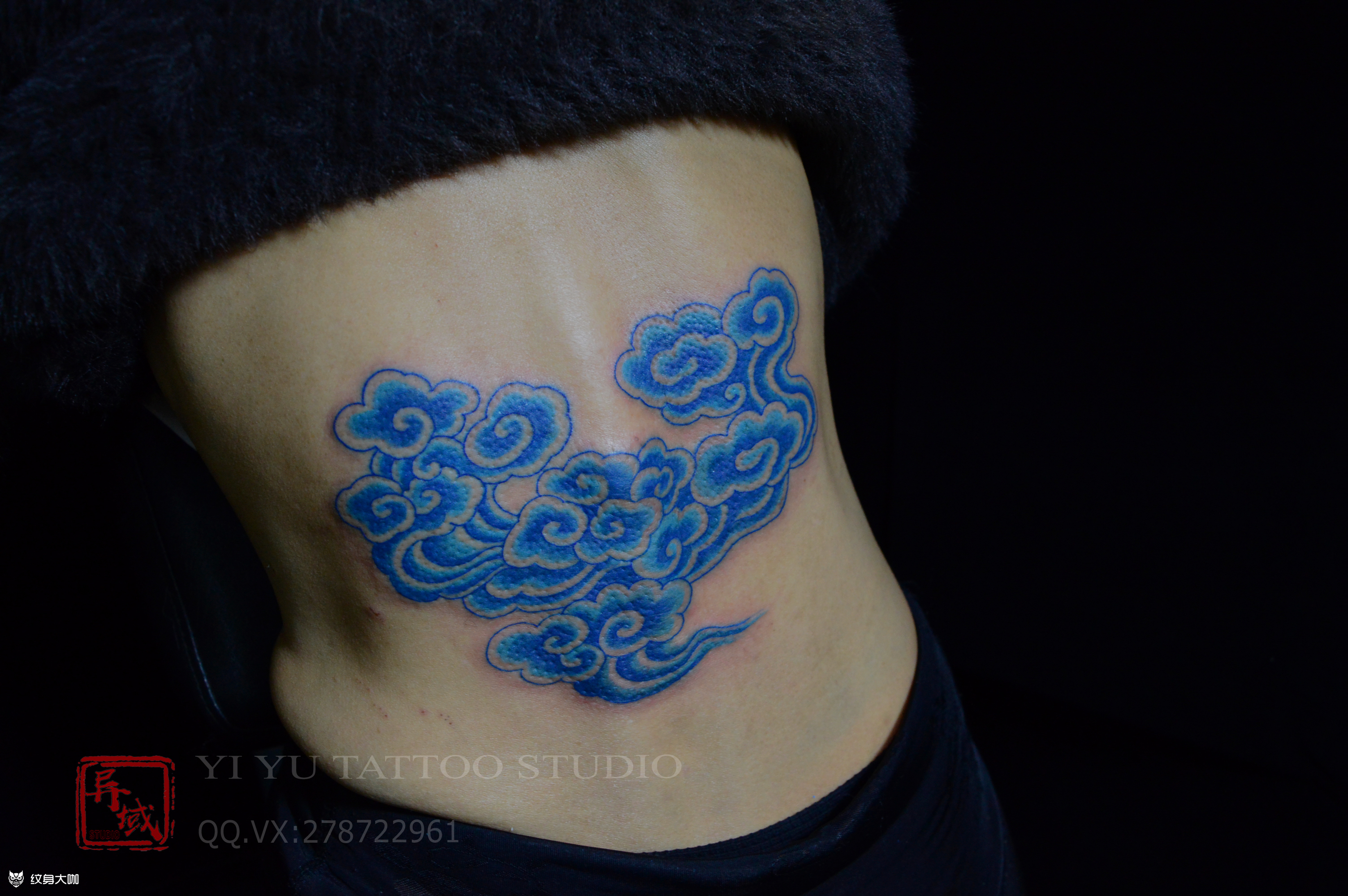 祥云_纹身图案手稿图片_杨良秋的纹身作品集