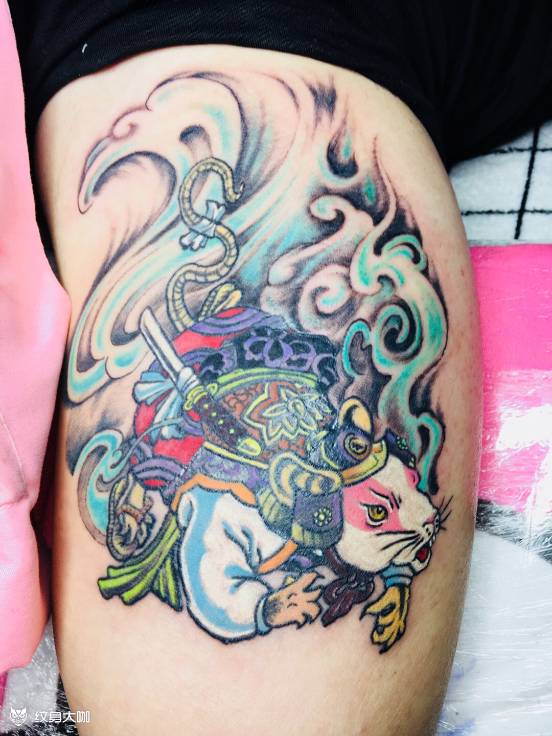 鼠武士_纹身图案手稿图片_tattoo lee的纹身作品集