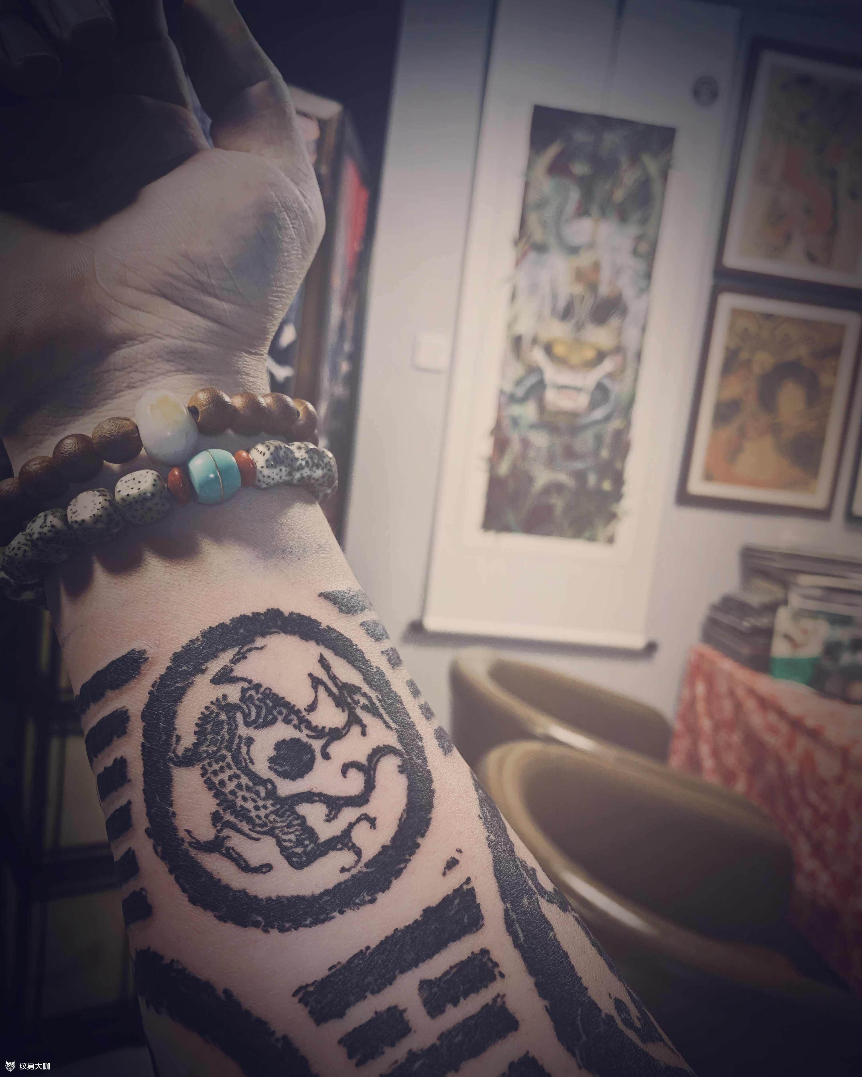 四神兽_纹身图案手稿图片_青舍 杨威的纹身作品集