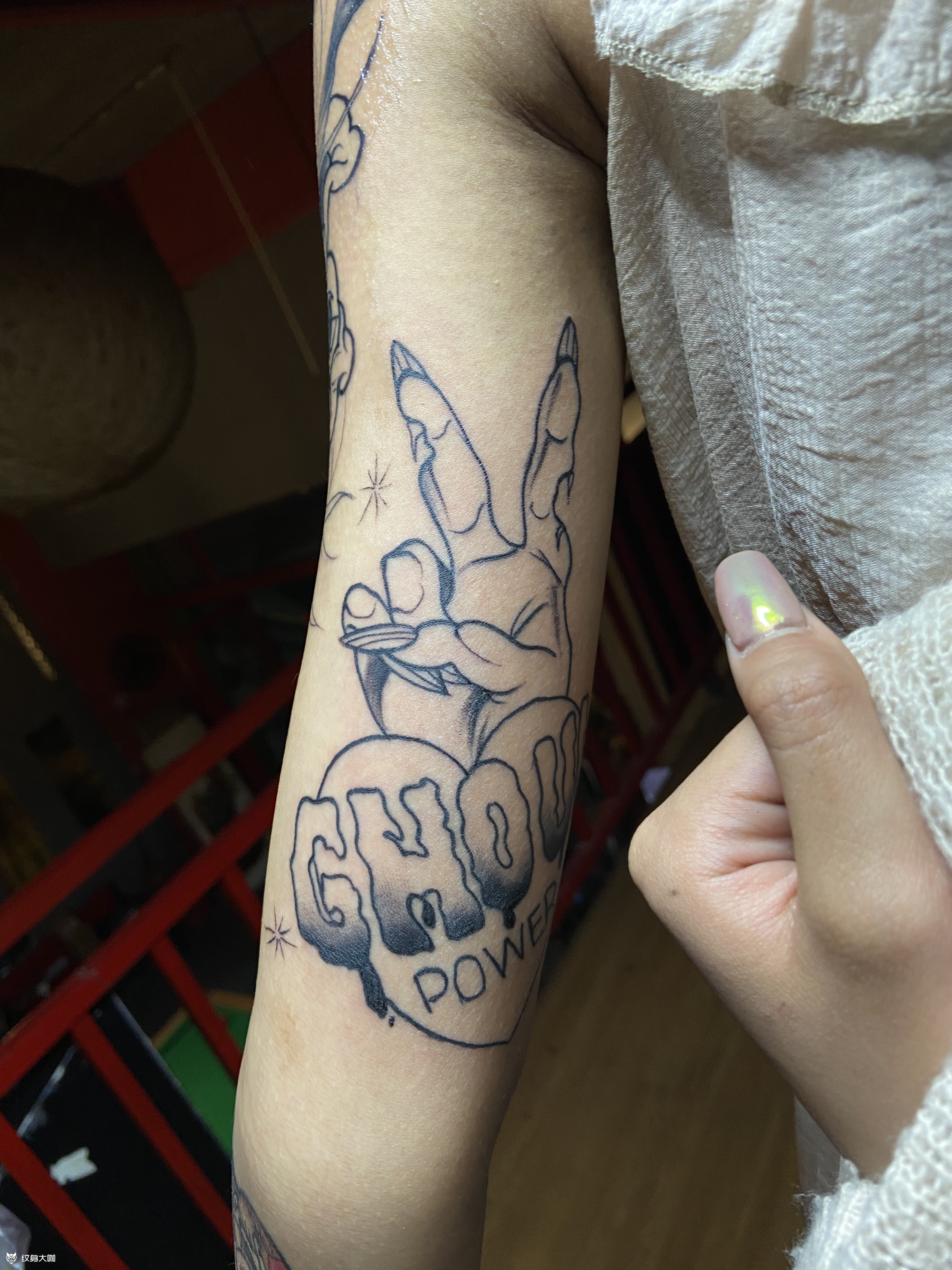 拼接_纹身图案手稿图片_7# 06的纹身作品集