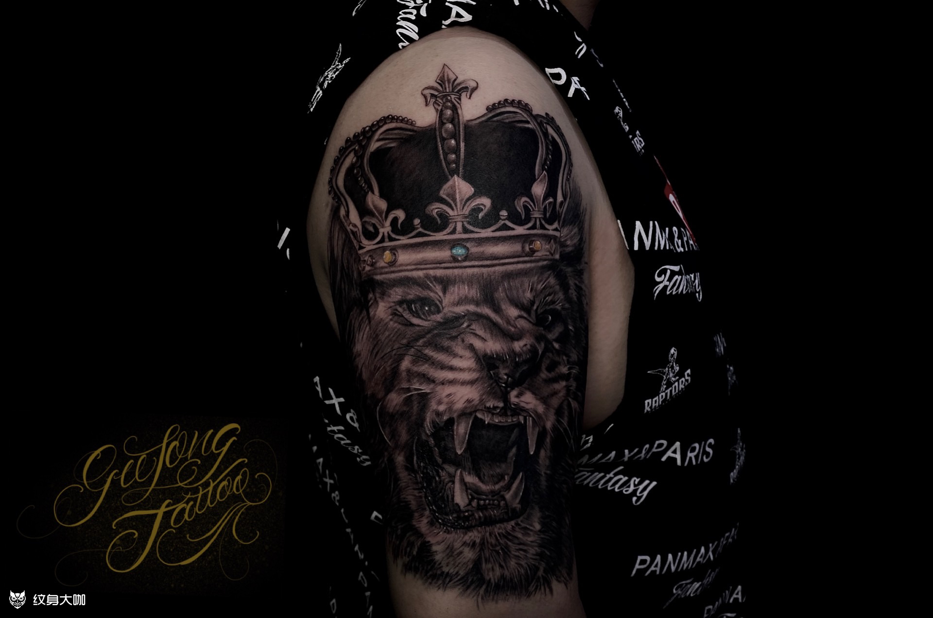 狮子王_纹身图案手稿图片_任中强的纹身作品集