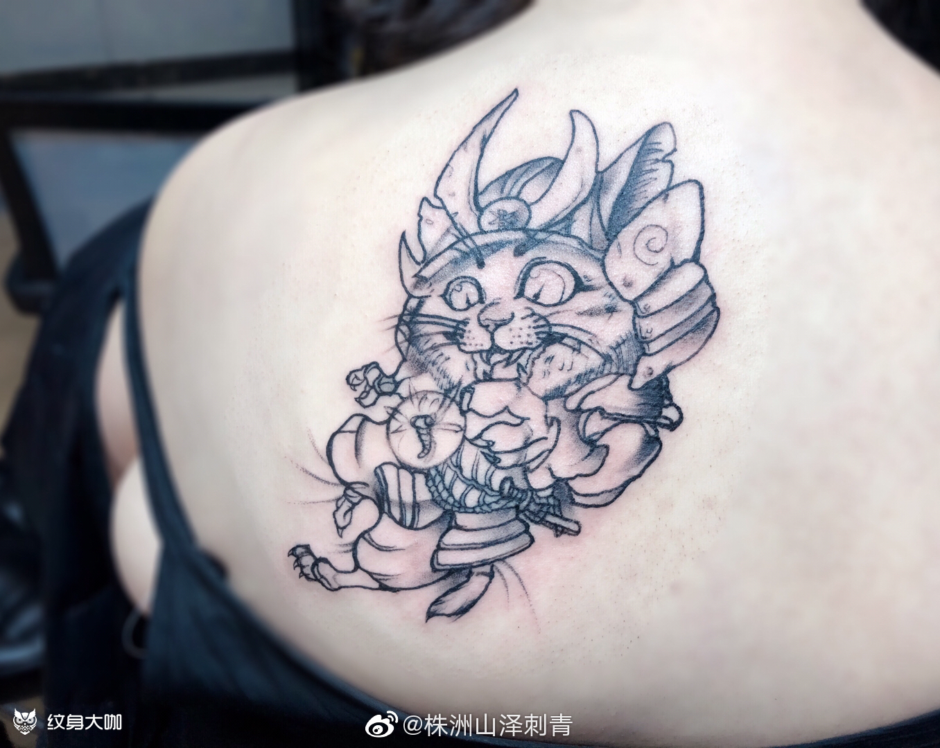 new school魔力武士猫_纹身图案手稿图片_ink-八的纹身作品集
