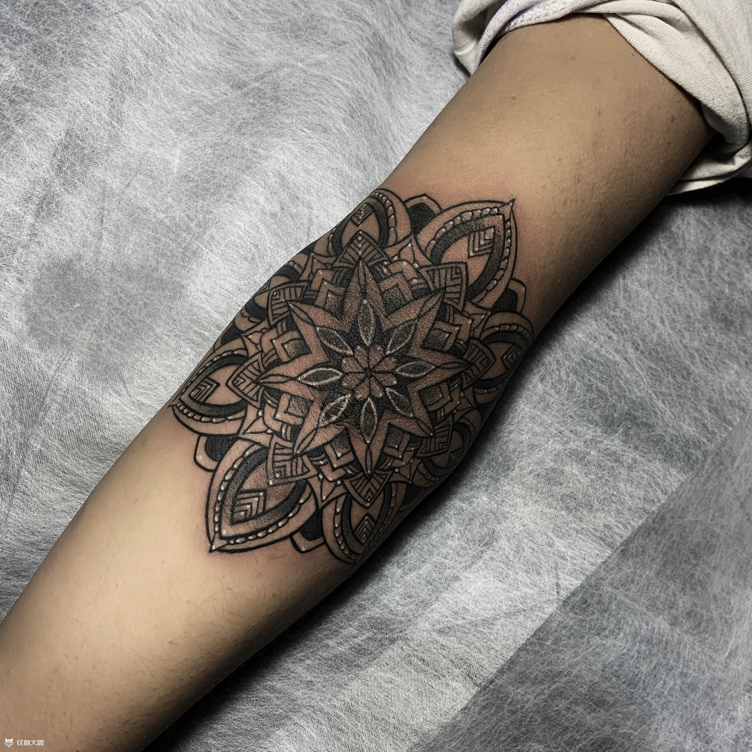 梵花 遮盖爆个胳膊肘 小_纹身吧社区 - 纹身大咖