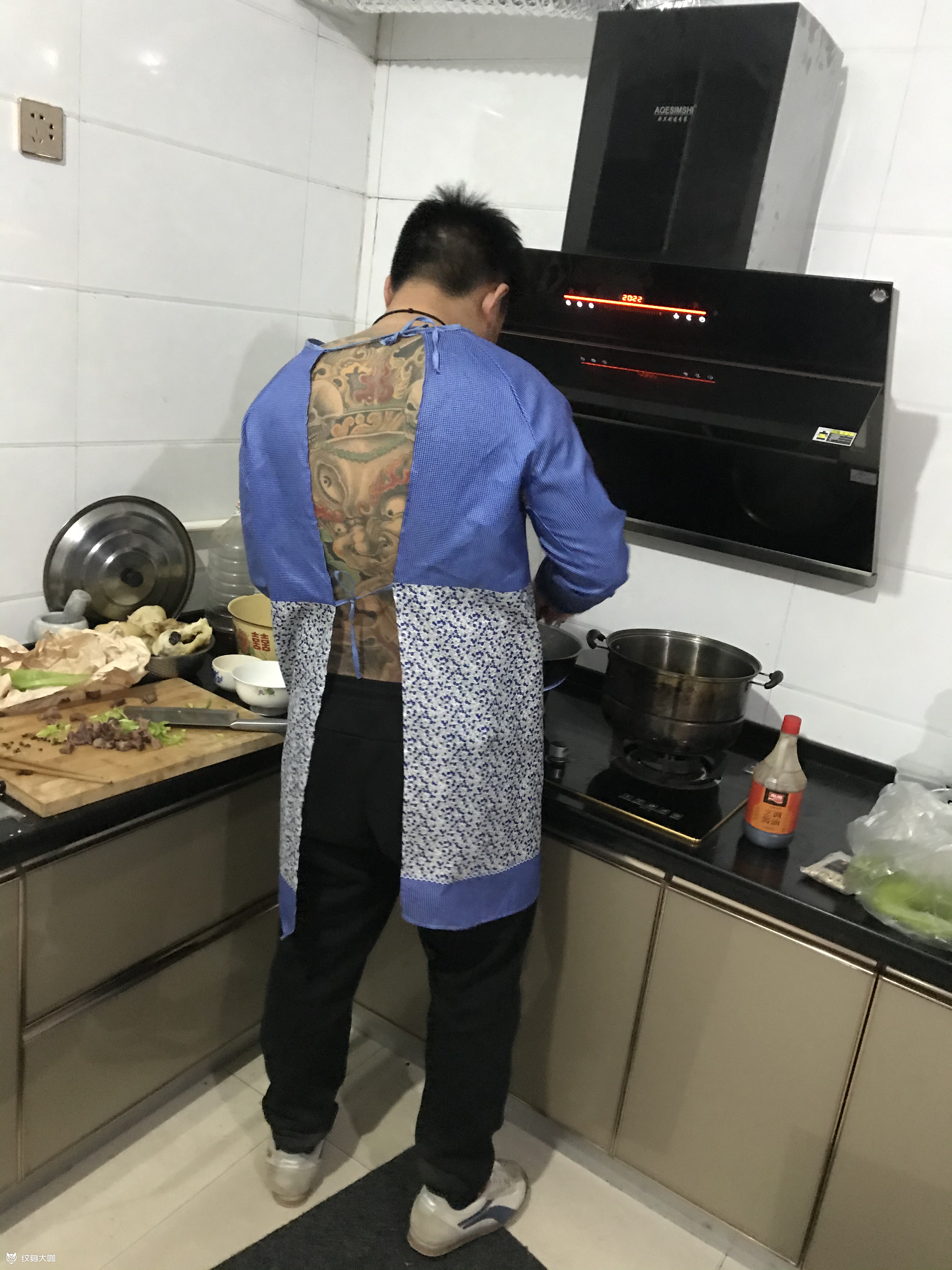 上的厅堂下的厨房_纹身图案手稿图片_tattoo曹苏威 的纹身作品集