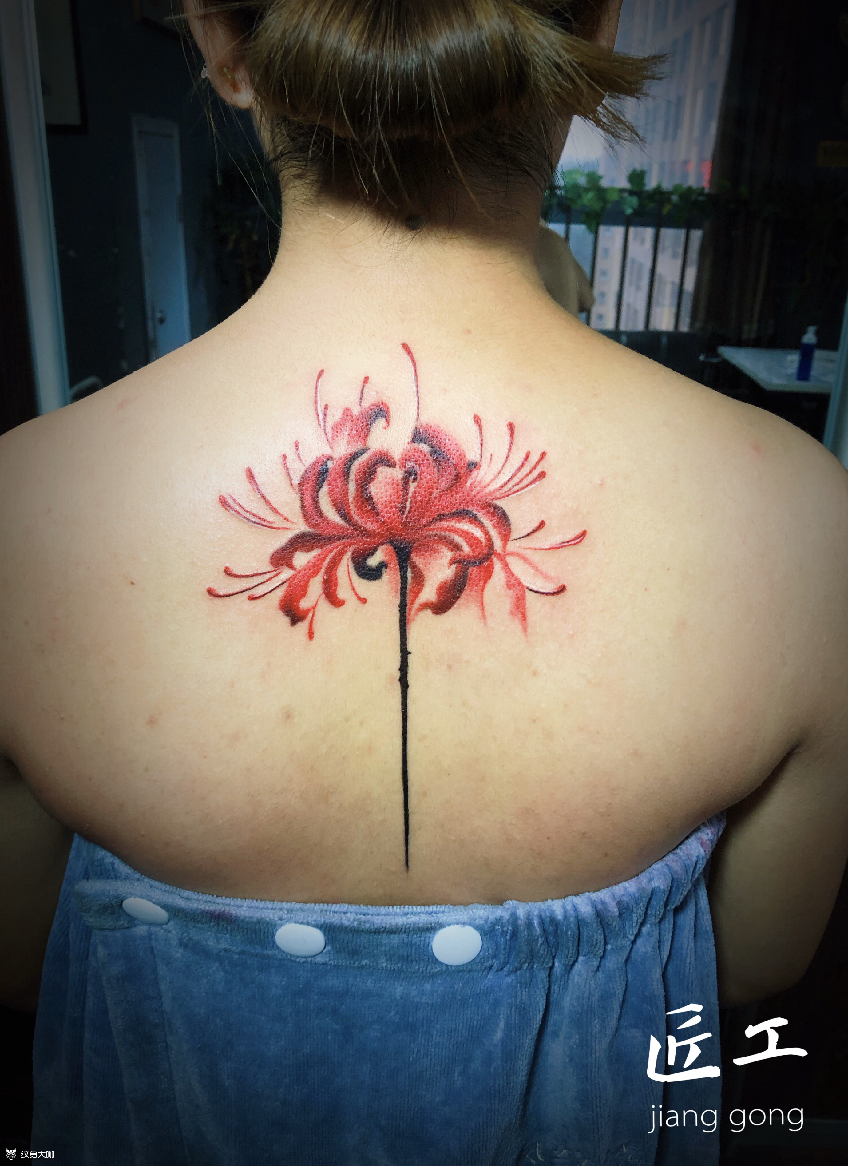 彼岸花36615彼岸花开身上纹_纹身吧社区 - 纹身大咖