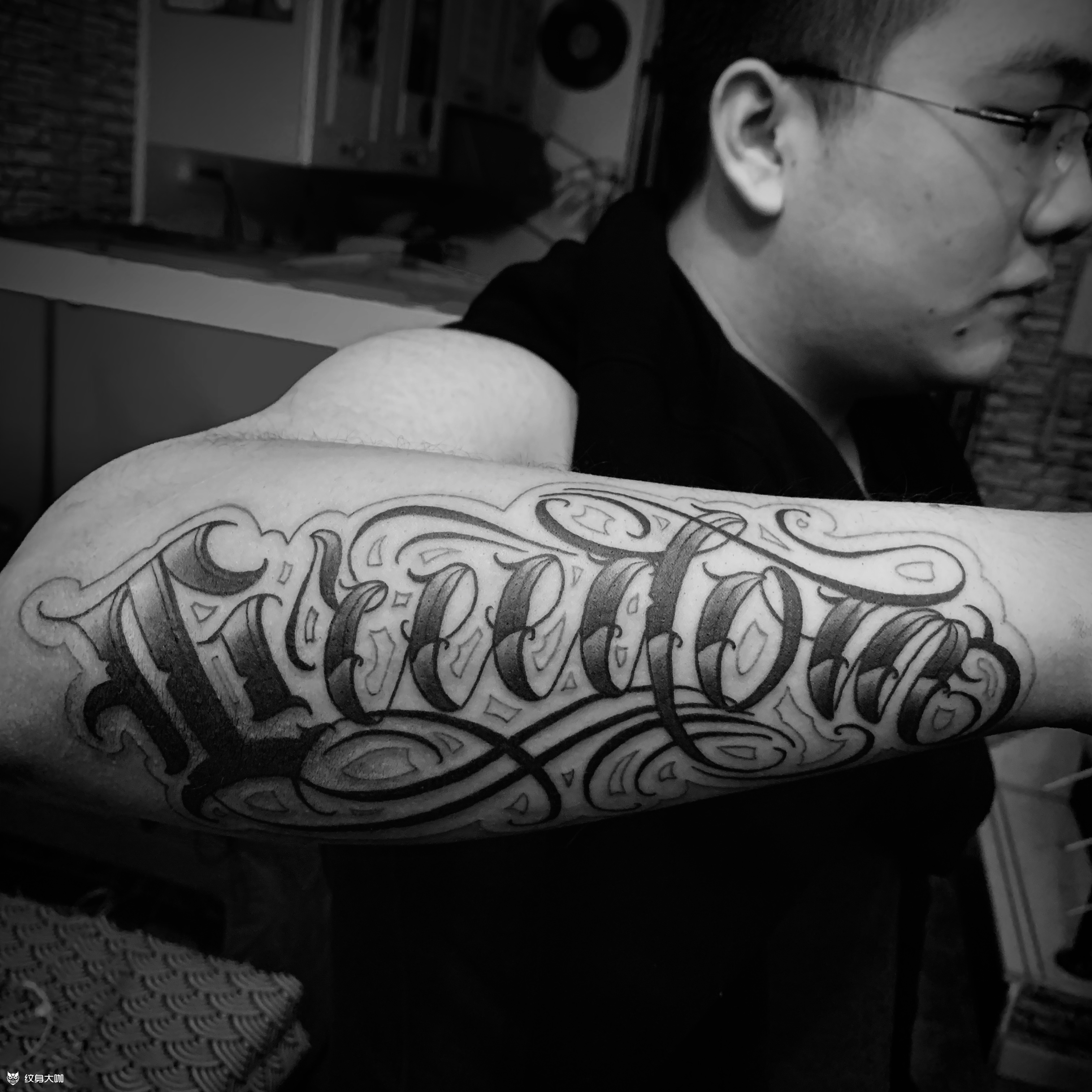 freedom_纹身图案手稿图片_拓海雕的纹身作品集