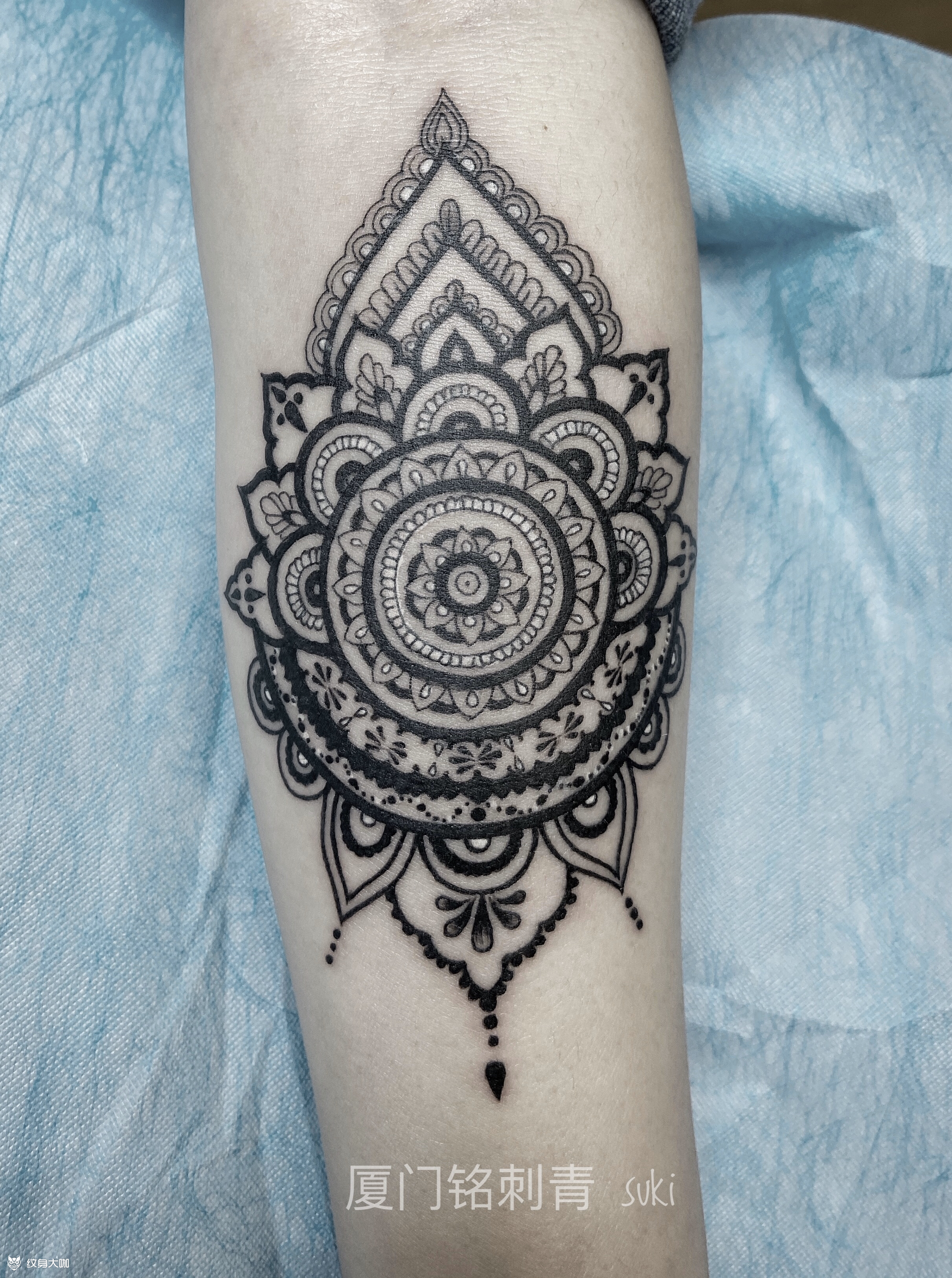 曼陀罗_纹身图案手稿图片_suki的纹身作品集