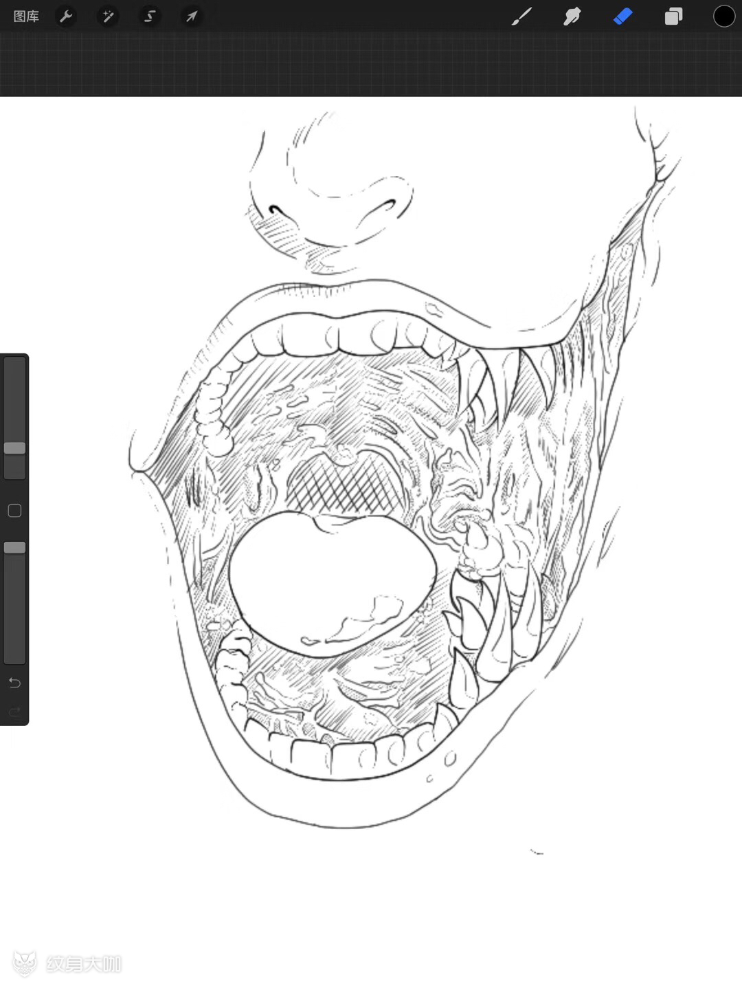 裂口女今工《裂口女》好想睡_纹身吧社区 - 纹身大咖