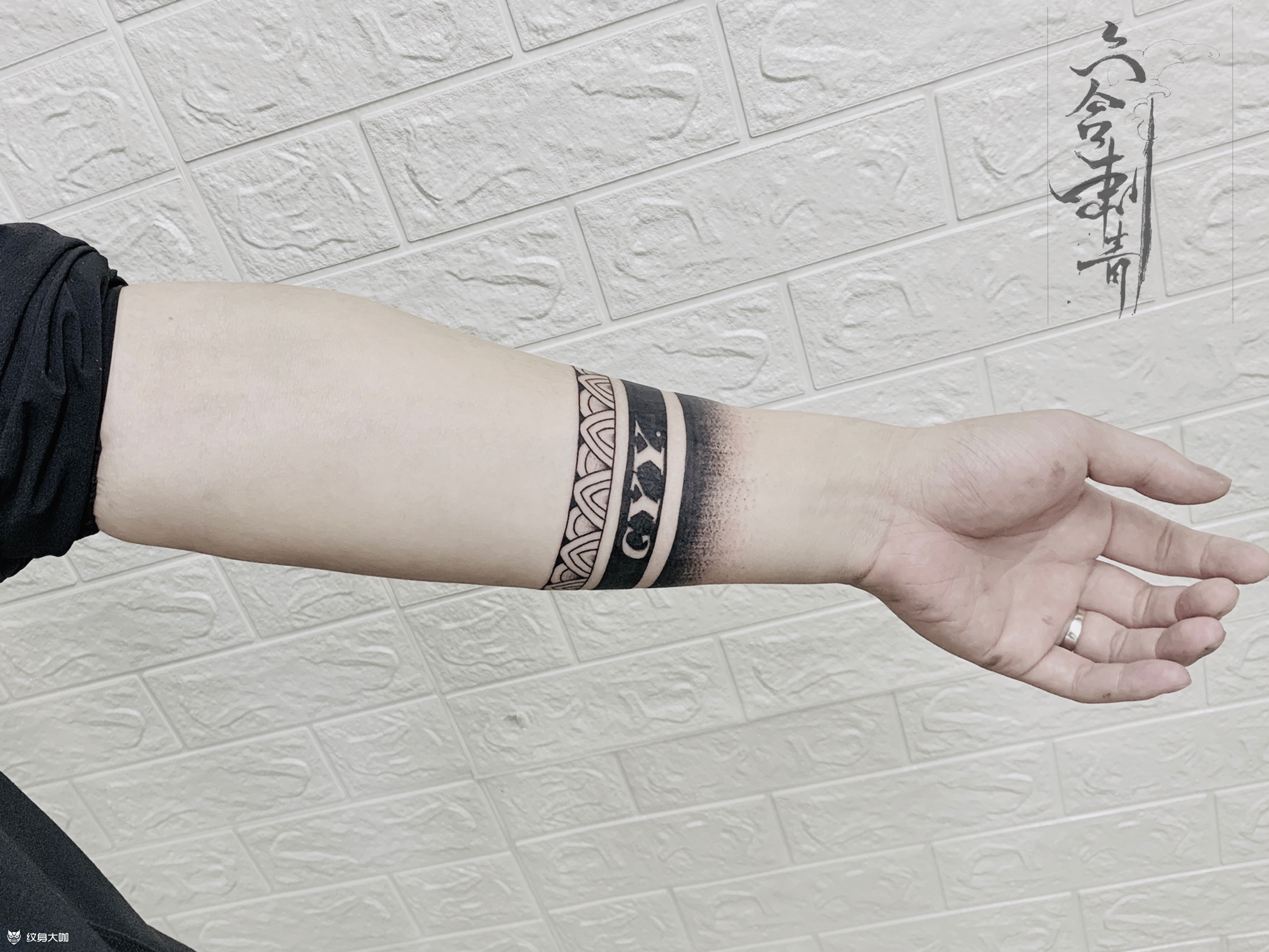 手环_纹身图案手稿图片_陈智文的纹身作品集