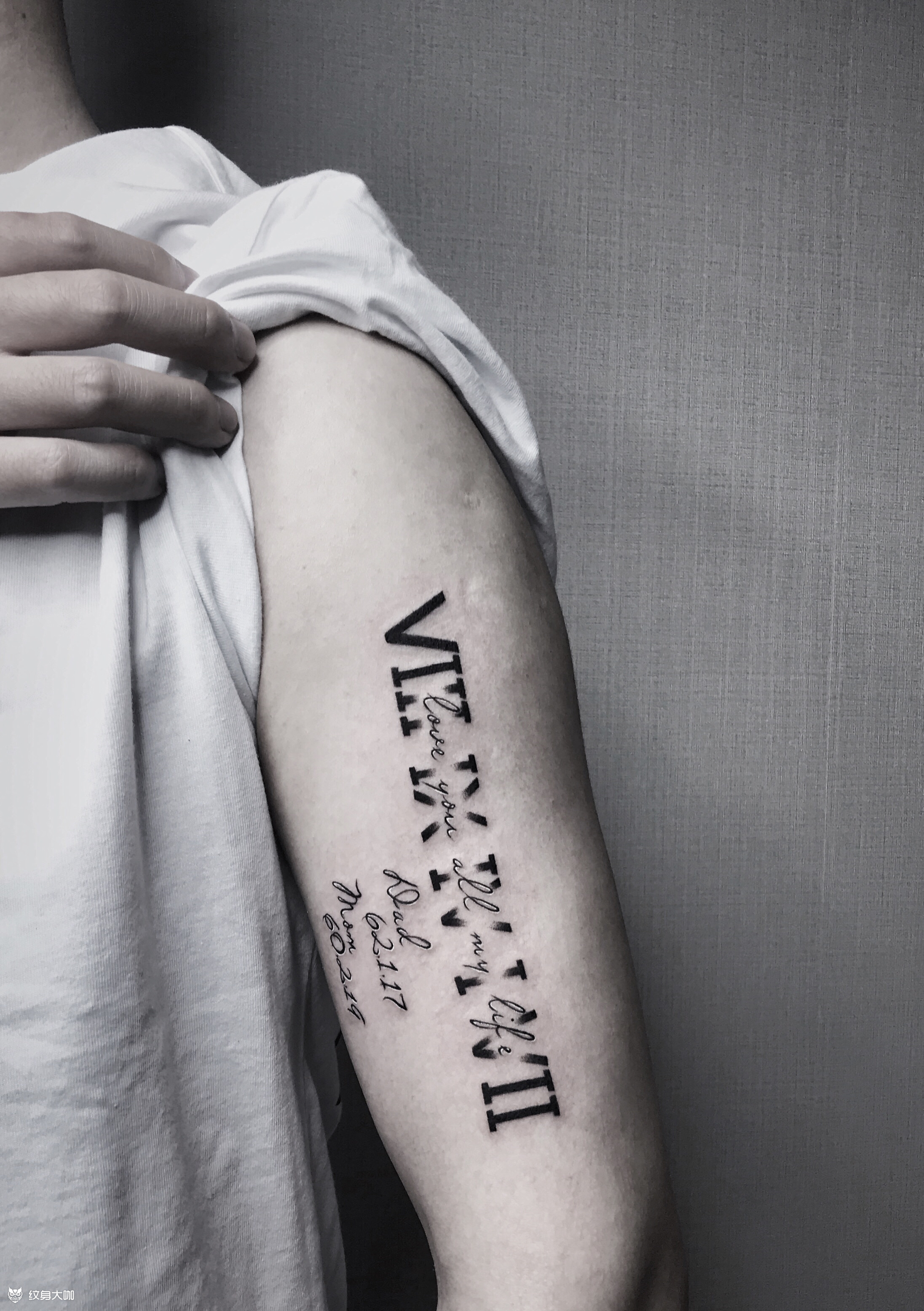 罗马数字_纹身图案手稿图片_鬼鬼的纹身作品集