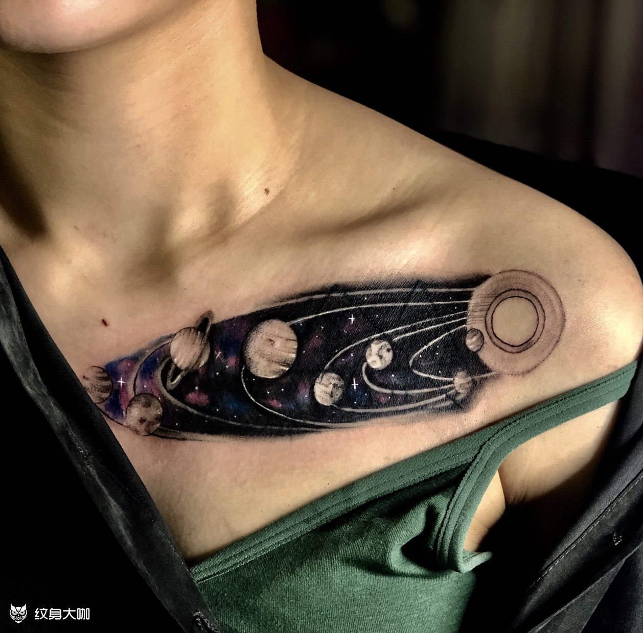 遮盖宇宙_纹身图案手稿图片_big baby 的纹身作品集