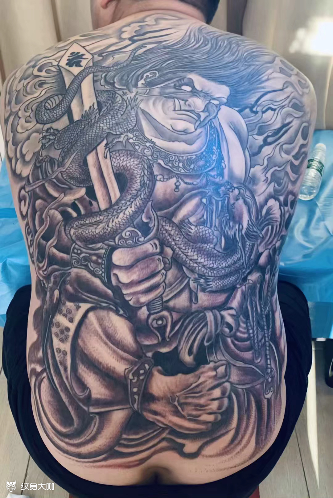 满背_纹身图案手稿图片_马跃的纹身作品集