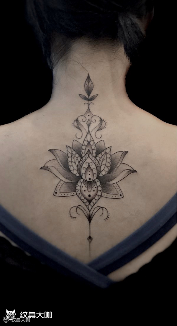 梵花_纹身图案手稿图片_木 木的纹身作品集