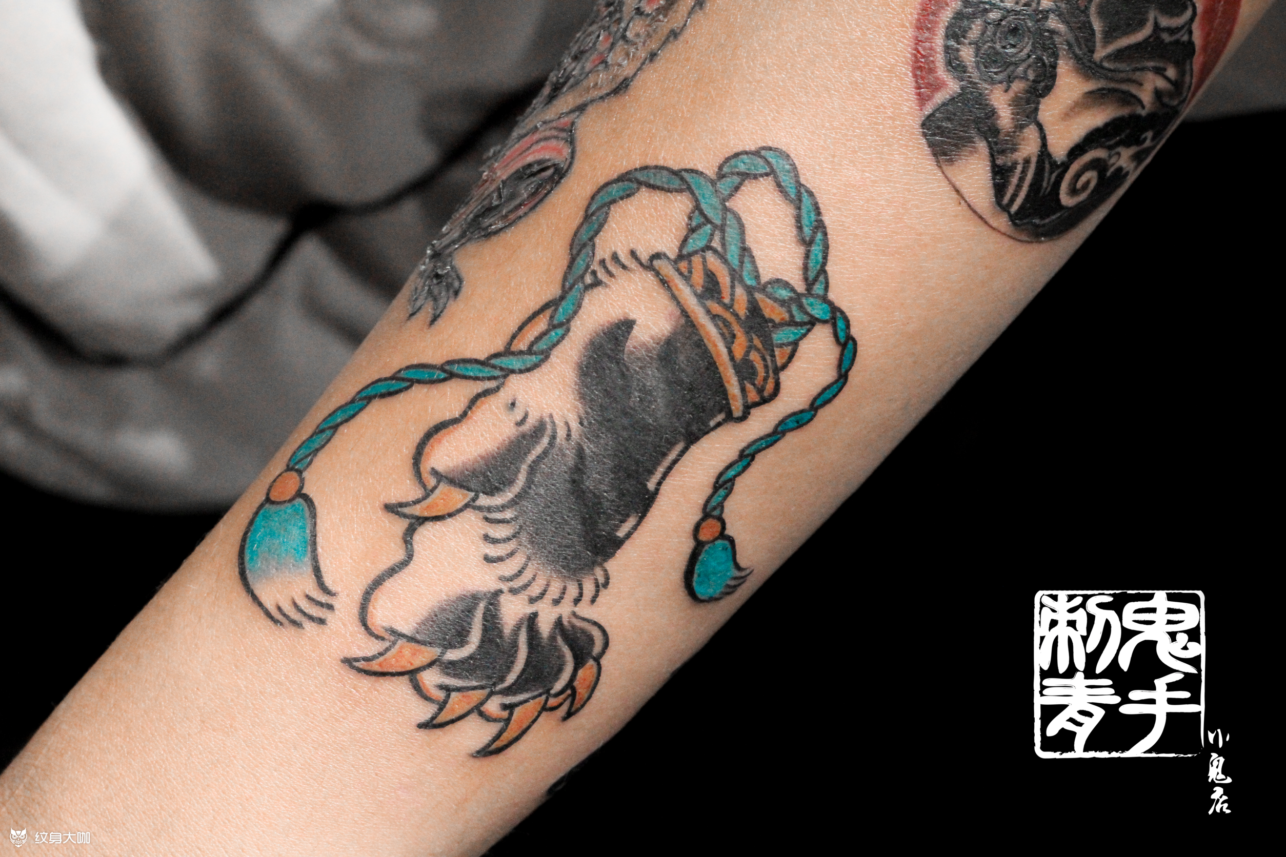 虎爪_纹身图案手稿图片_可爱的纹身作品集