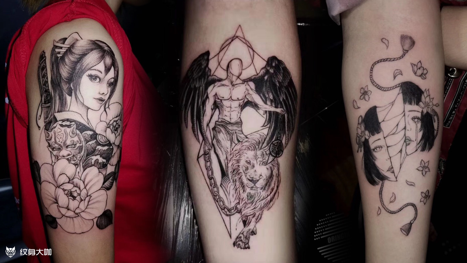 作品回顾_纹身图案手稿图片_mark的纹身作品集