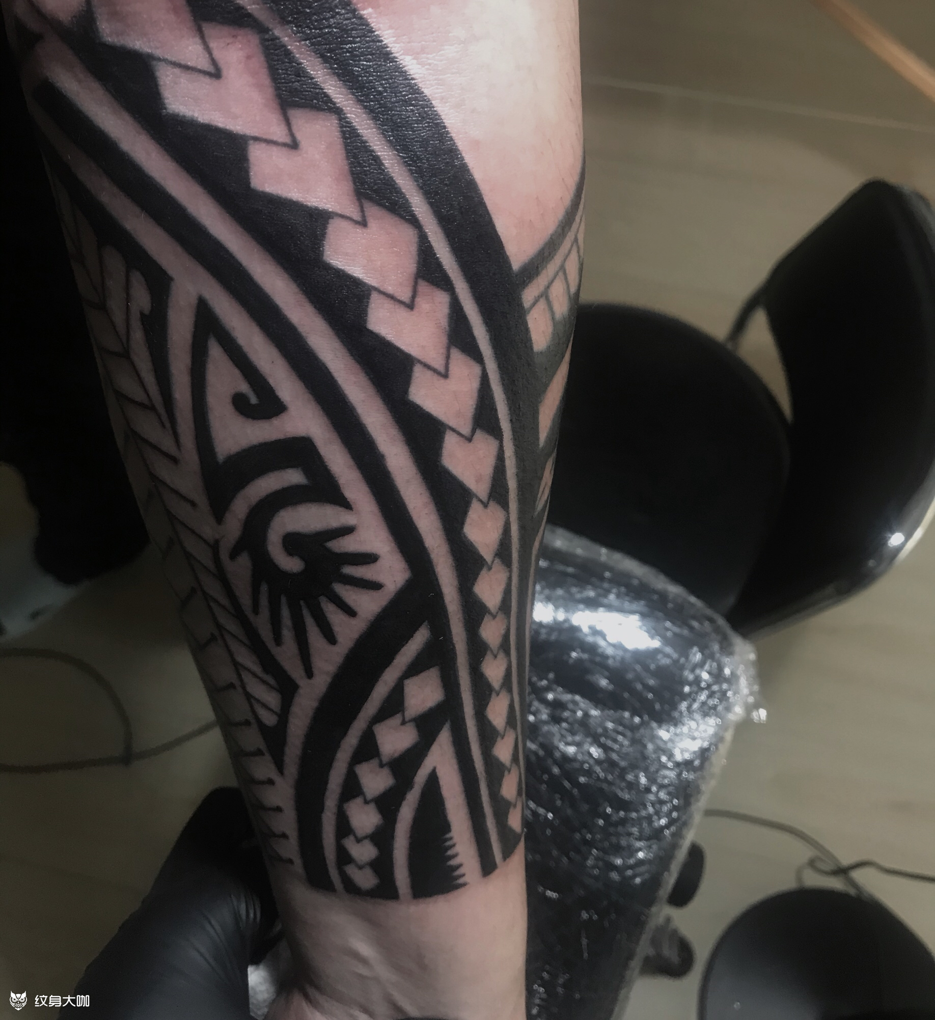 萨摩亚图腾_纹身图案手稿图片_龙戈的纹身作品集