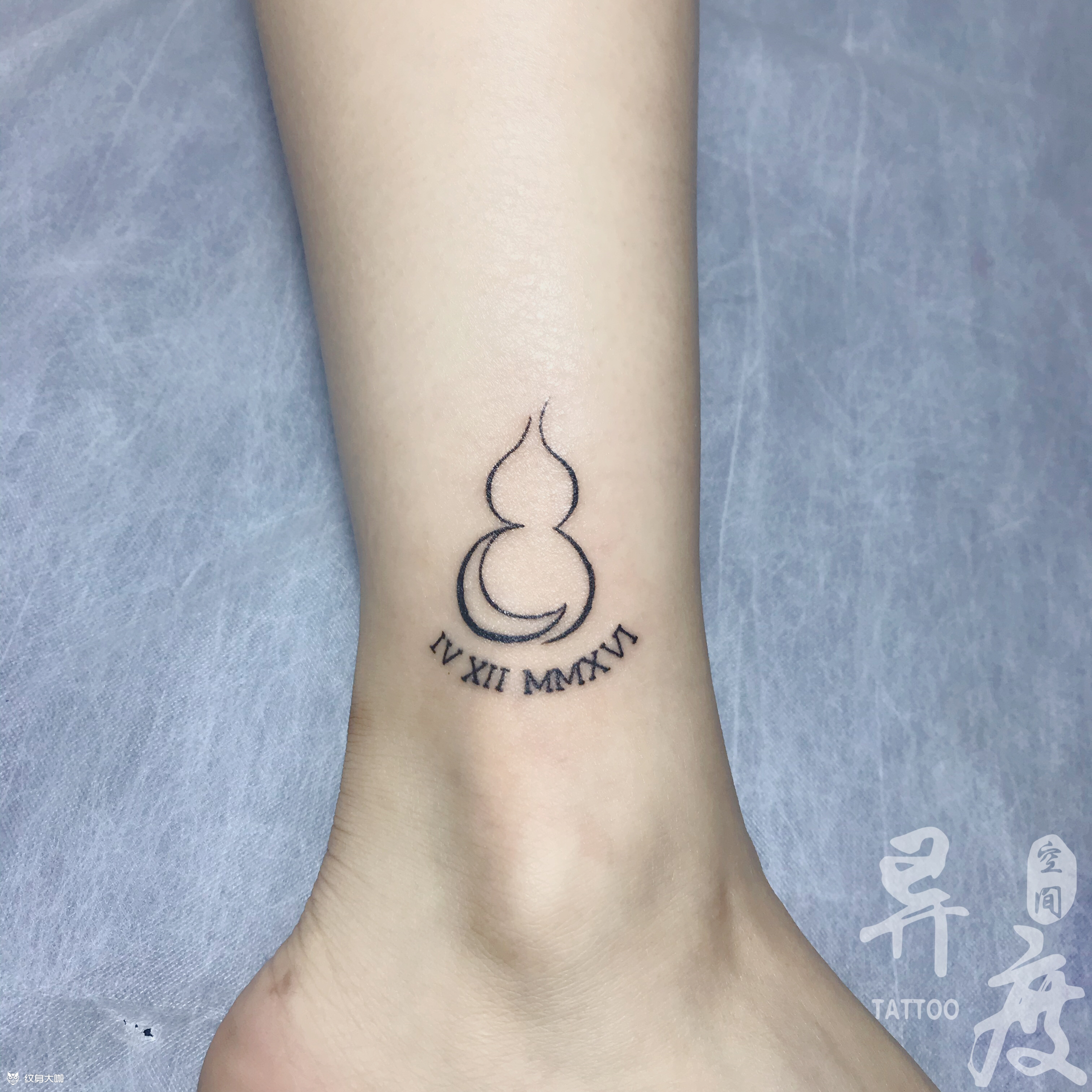 葫芦_纹身图案手稿图片_杨茹的纹身作品集