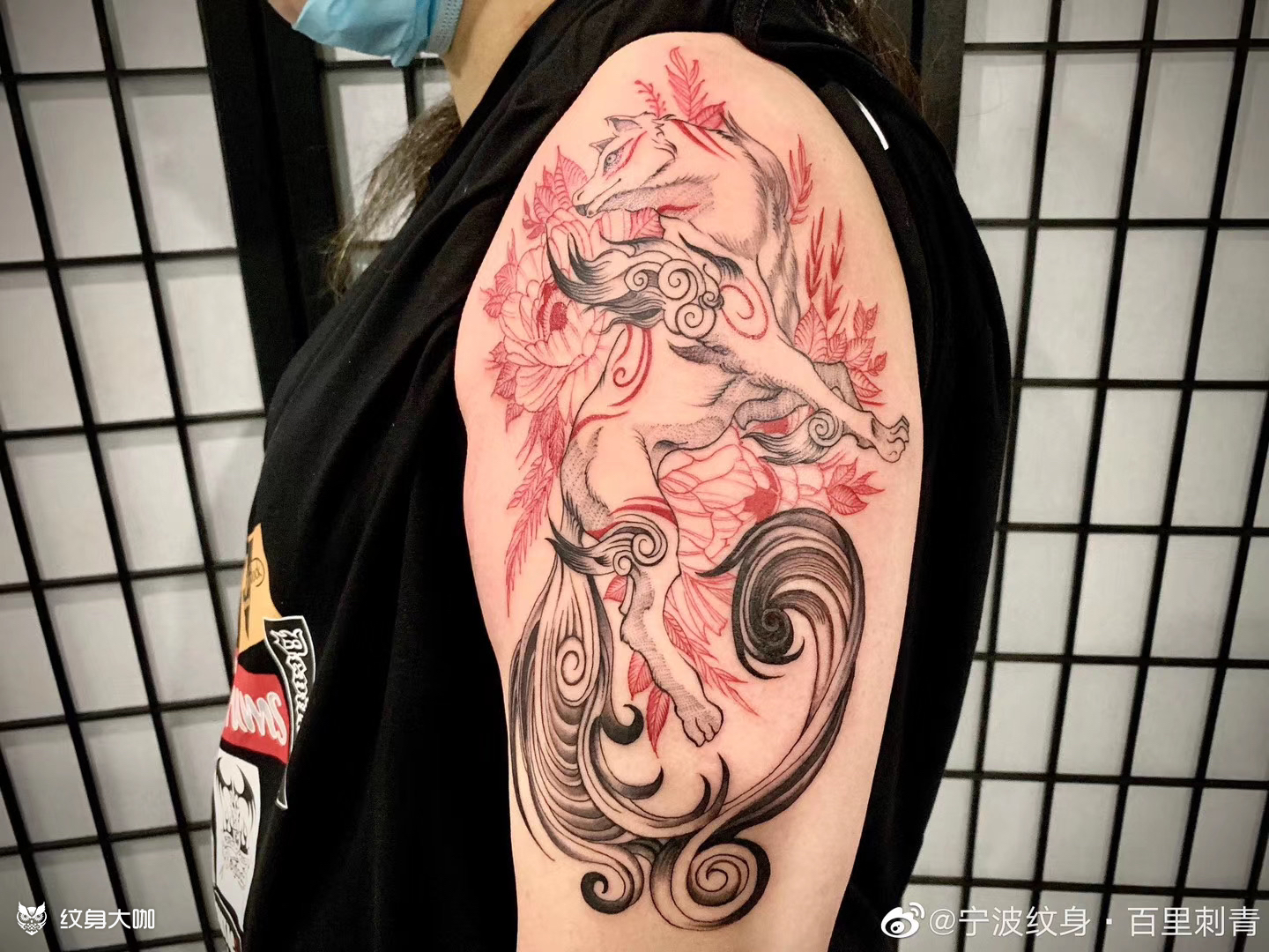 狐狸02_纹身图案手稿图片_百里-豆子的纹身作品集