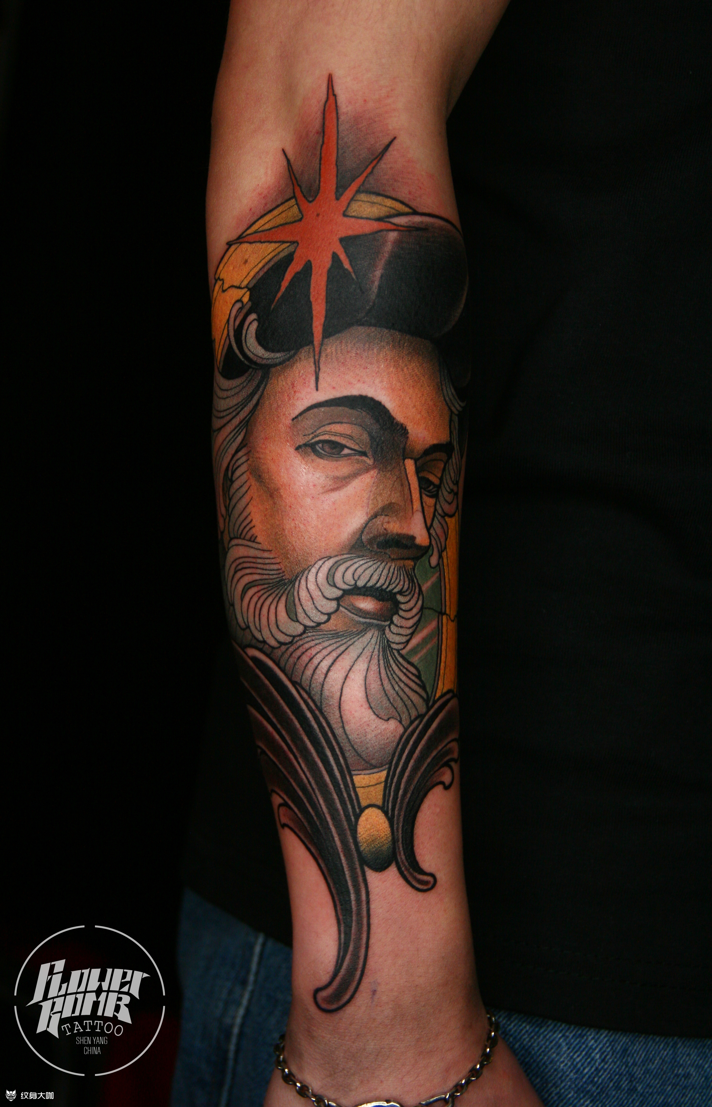 欧洲新传统_纹身图案手稿图片_lilsnow的纹身作品集