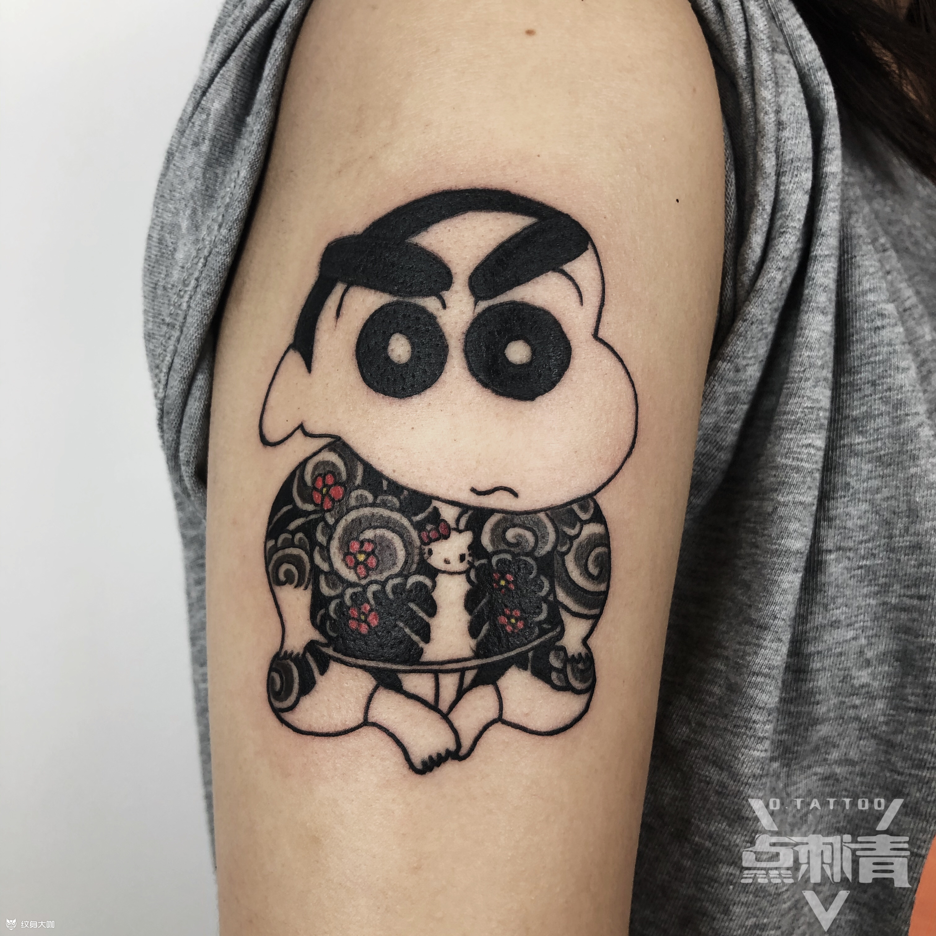 蜡笔小新_纹身图案手稿图片_点刺青·点点的纹身作品集