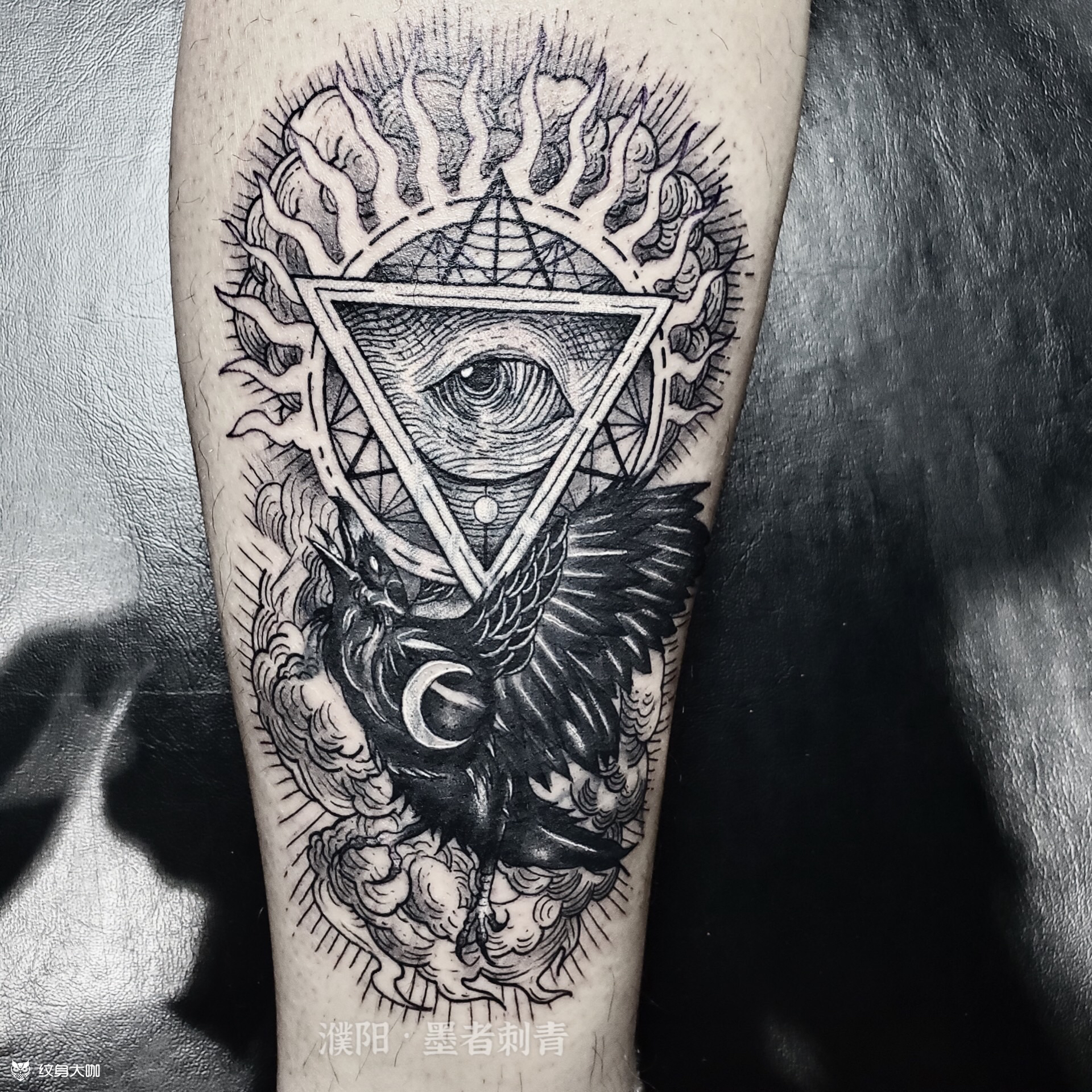 恶魔之眼_纹身图案手稿图片_墨 者刺 青的纹身作品集
