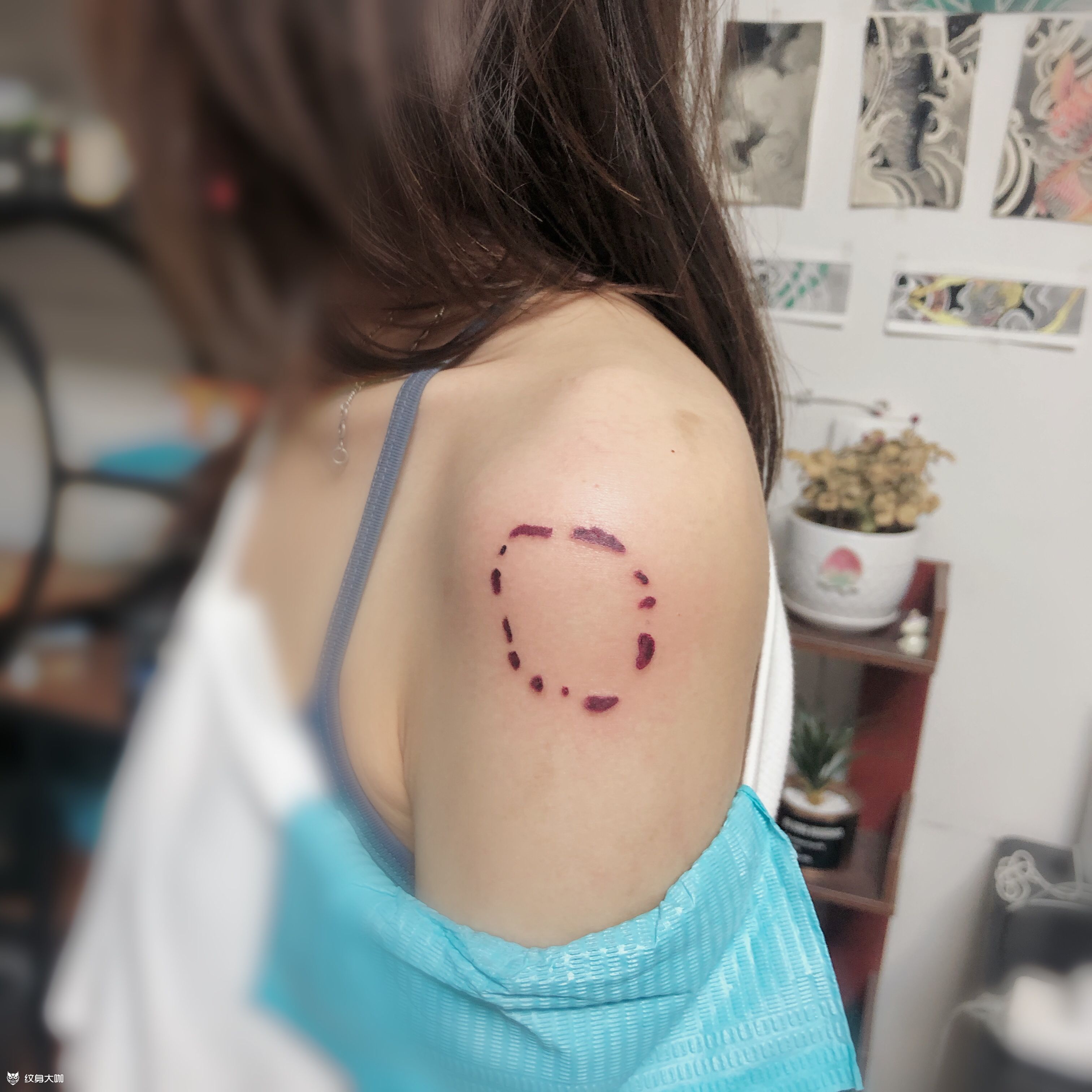 牙印_纹身图案手稿图片_杜海振的纹身作品集