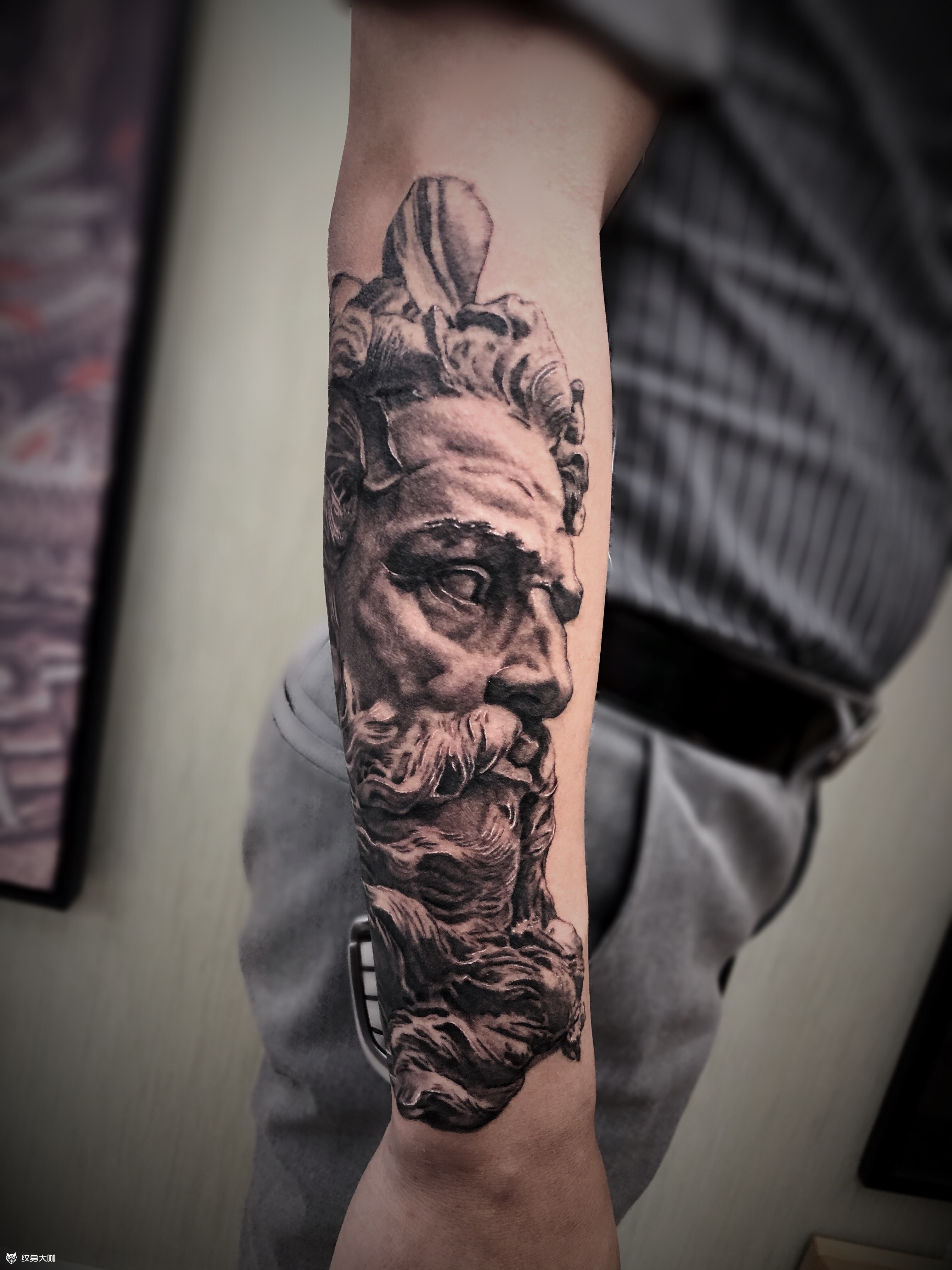 波赛冬_纹身图案手稿图片_老k的纹身作品集