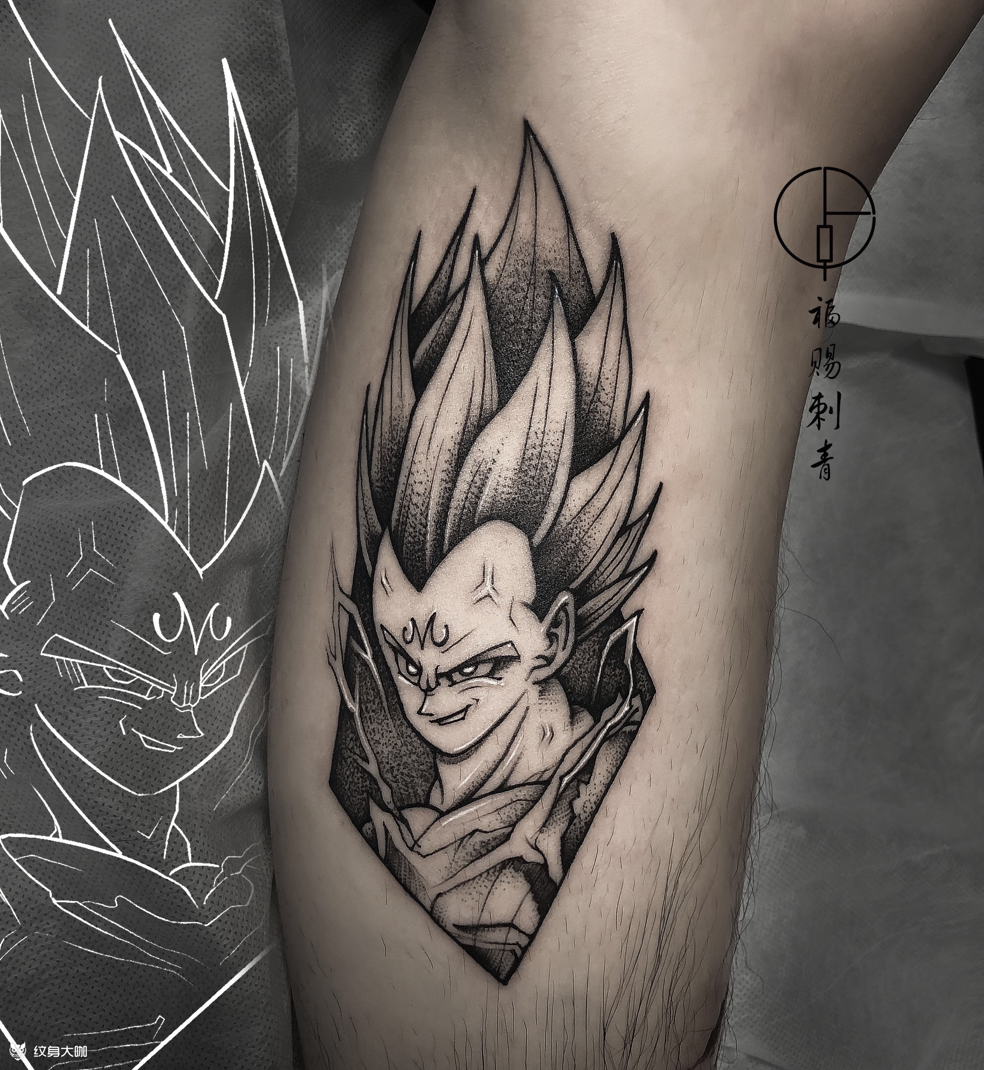 贝吉塔_纹身图案手稿图片_洪佳福的纹身作品集