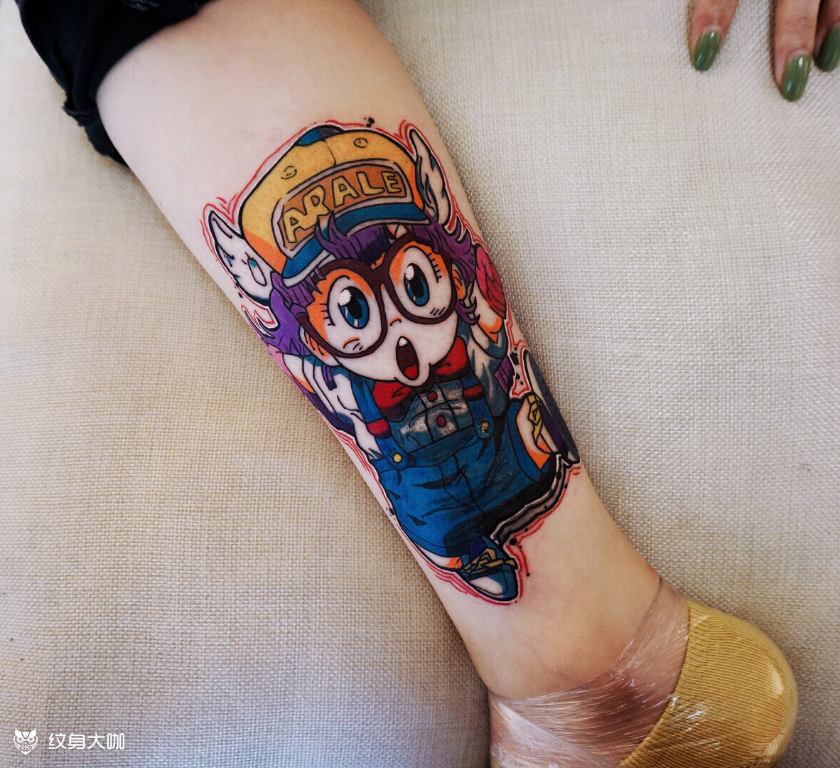 遮盖作品 阿拉蕾_纹身图案手稿图片_木禾—小欧的纹身作品集