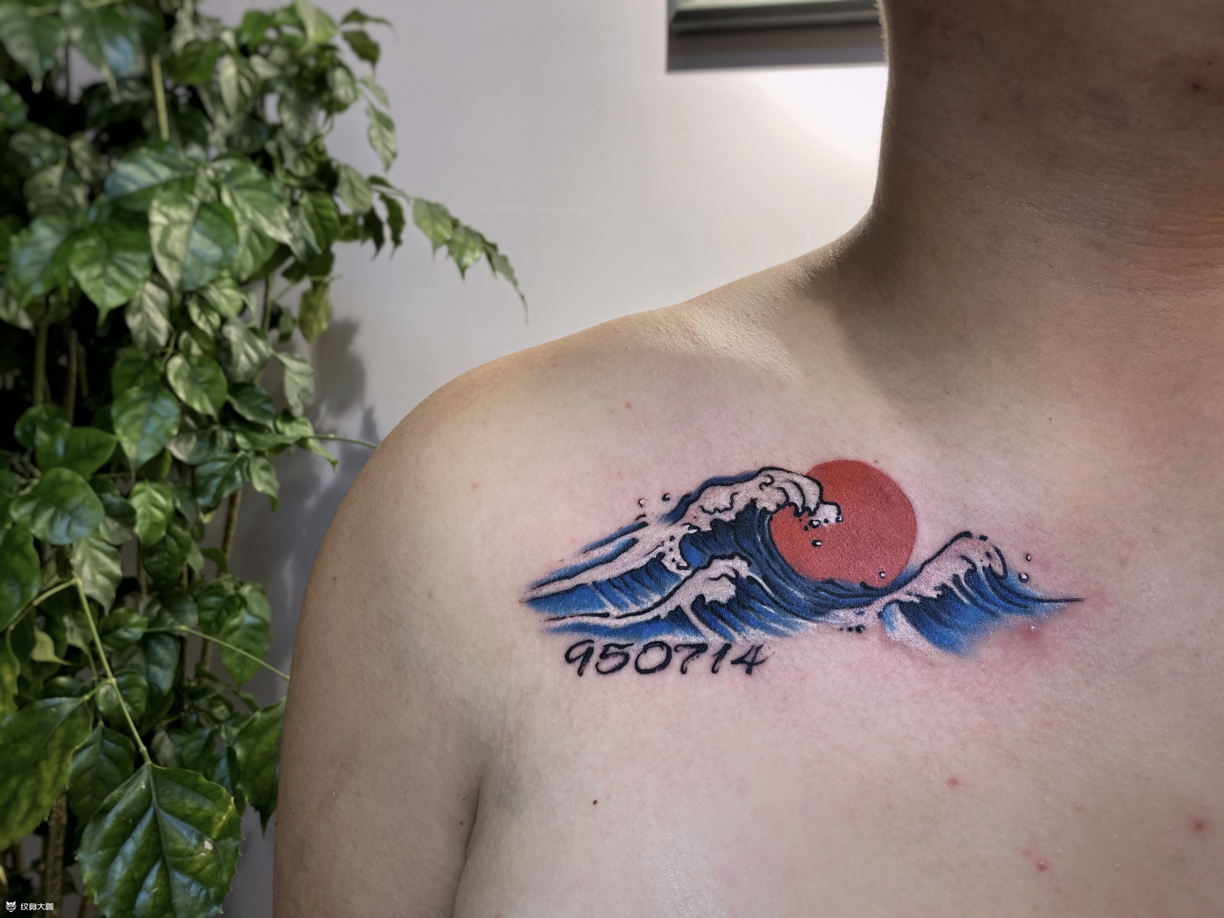 海浪_纹身图案手稿图片_于浩然的纹身作品集