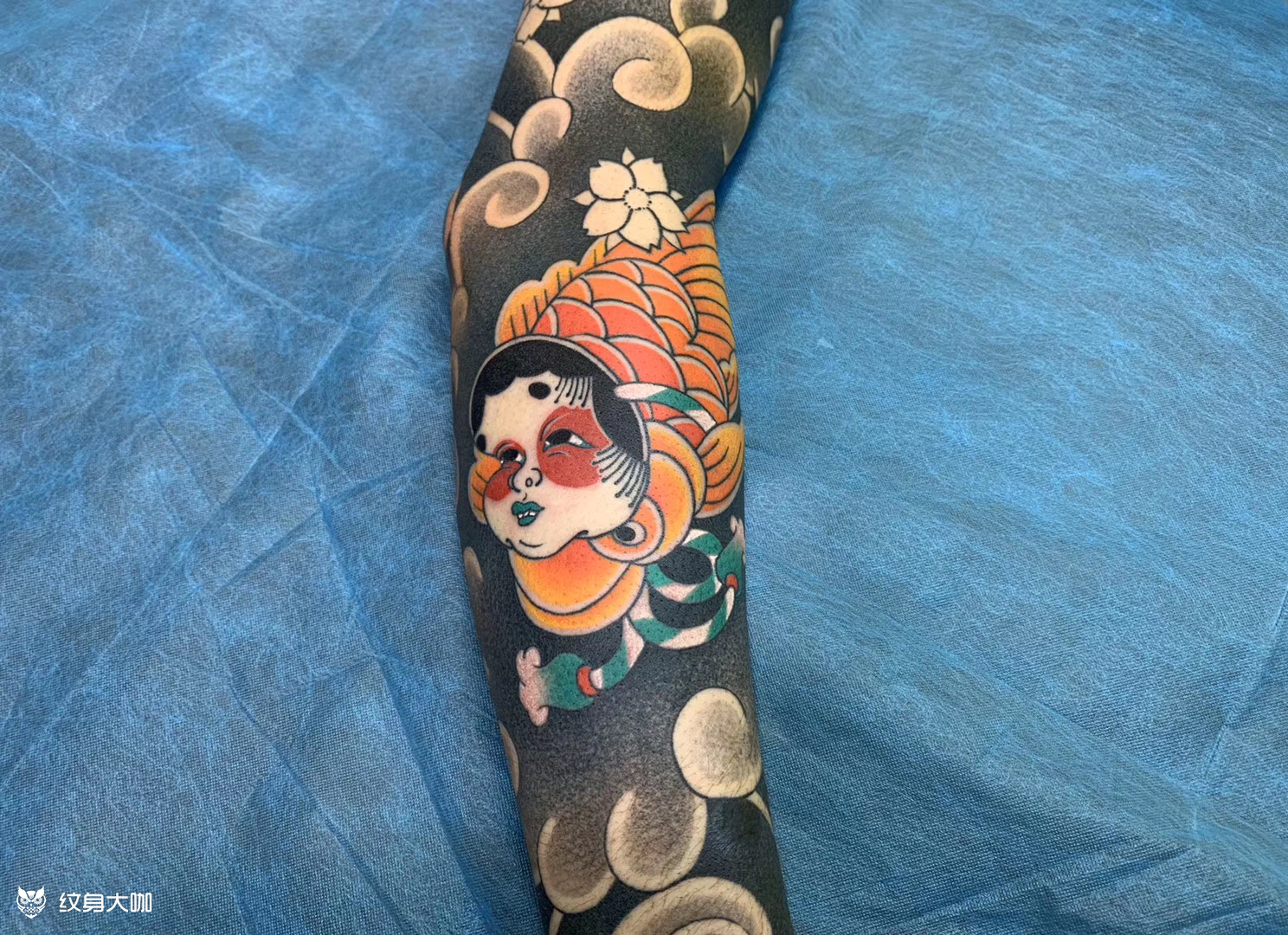 日式小臂纹身图案图片