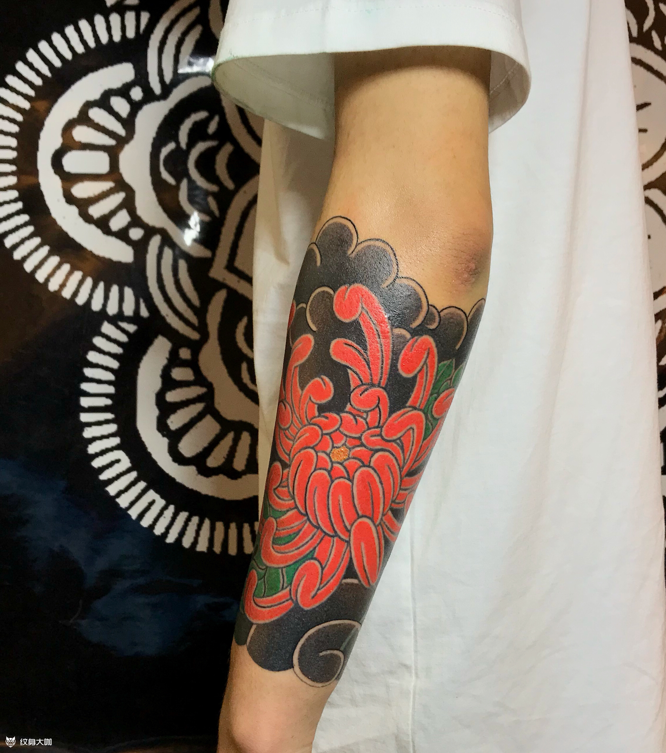 老传统小臂修改_纹身图案手稿图片_丁丁的纹身作品集