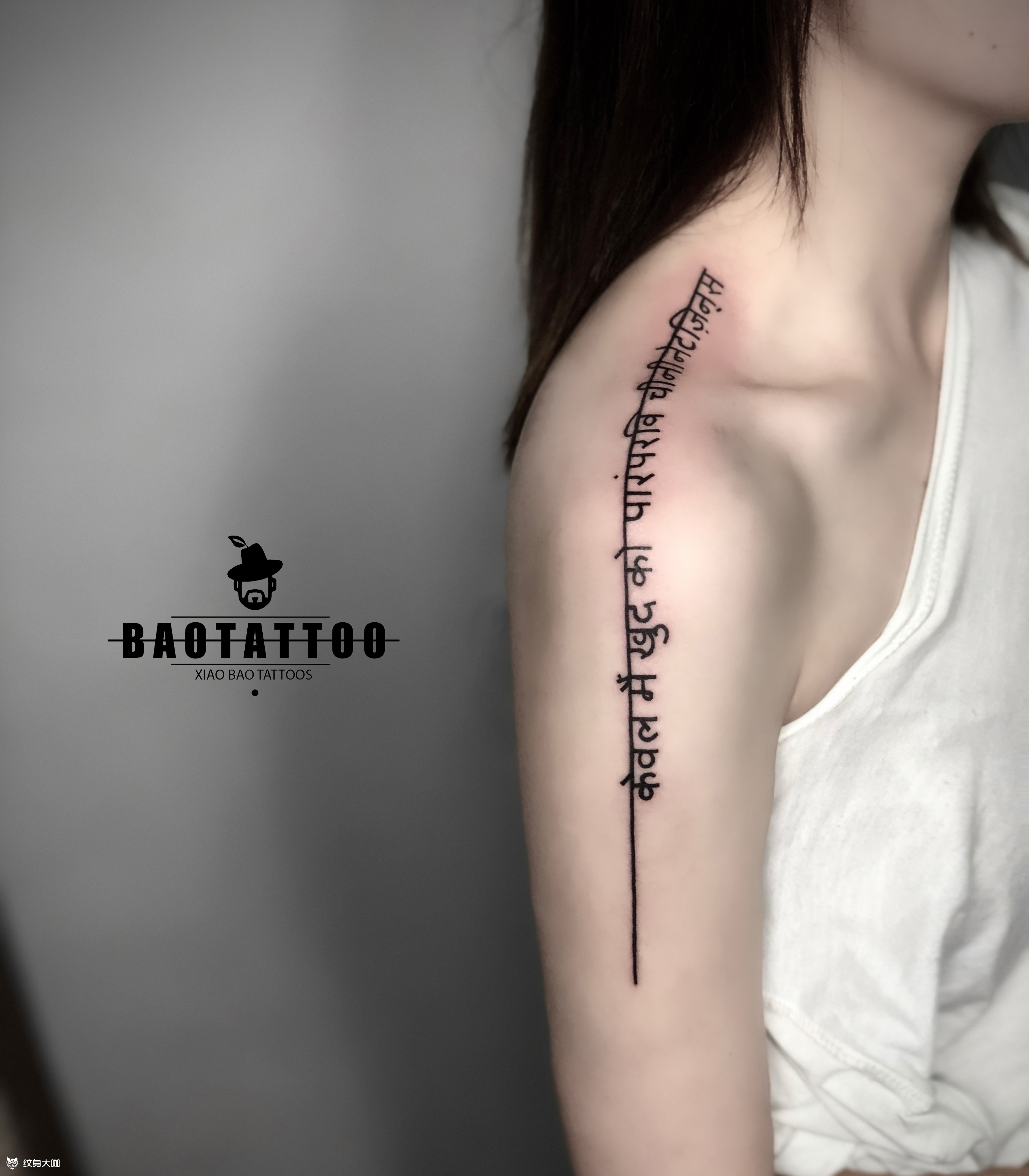 梵文_纹身图案手稿图片_小宝的纹身作品集