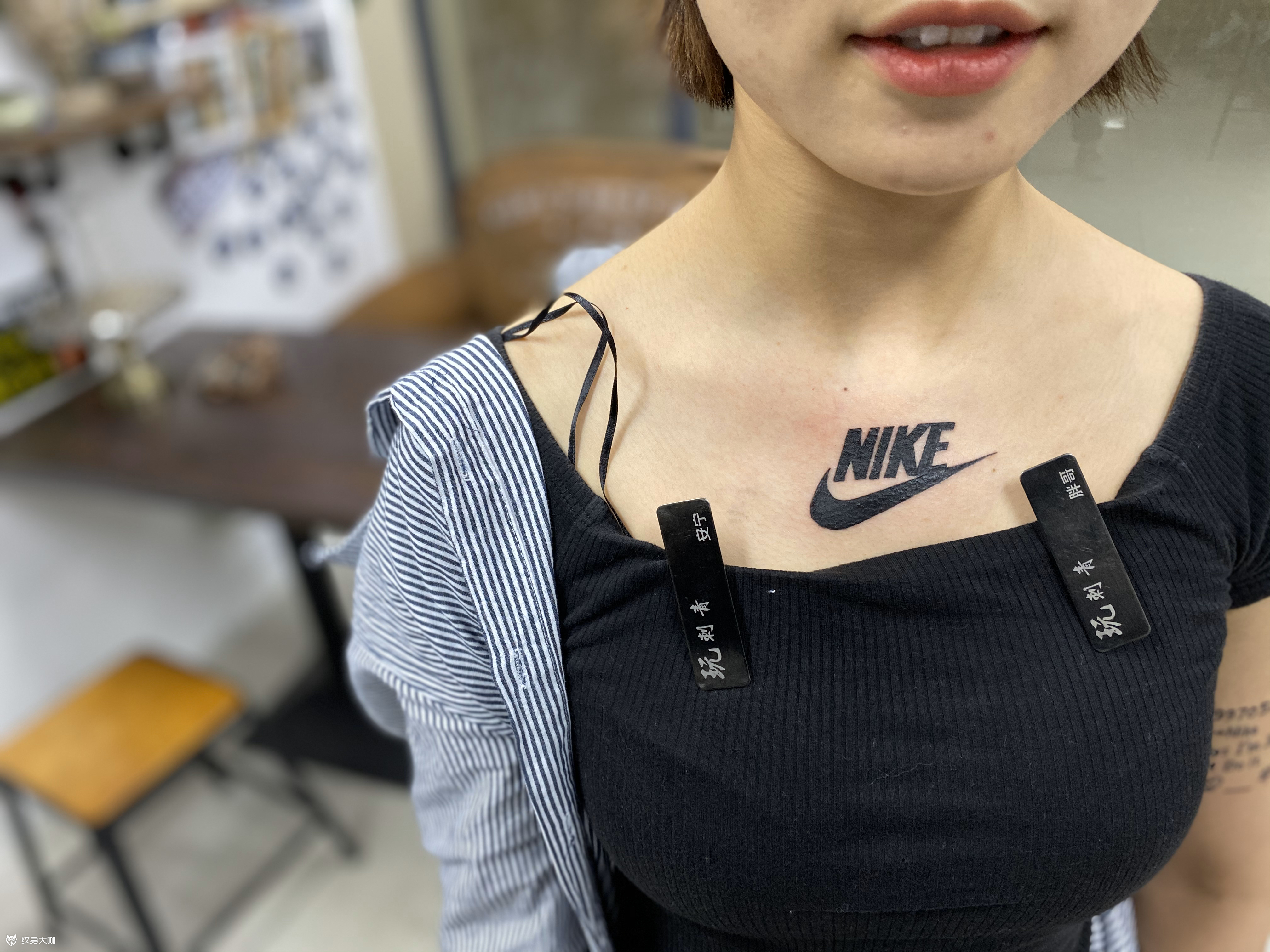 耐克_纹身图案手稿图片_丛鹏柠的纹身作品集