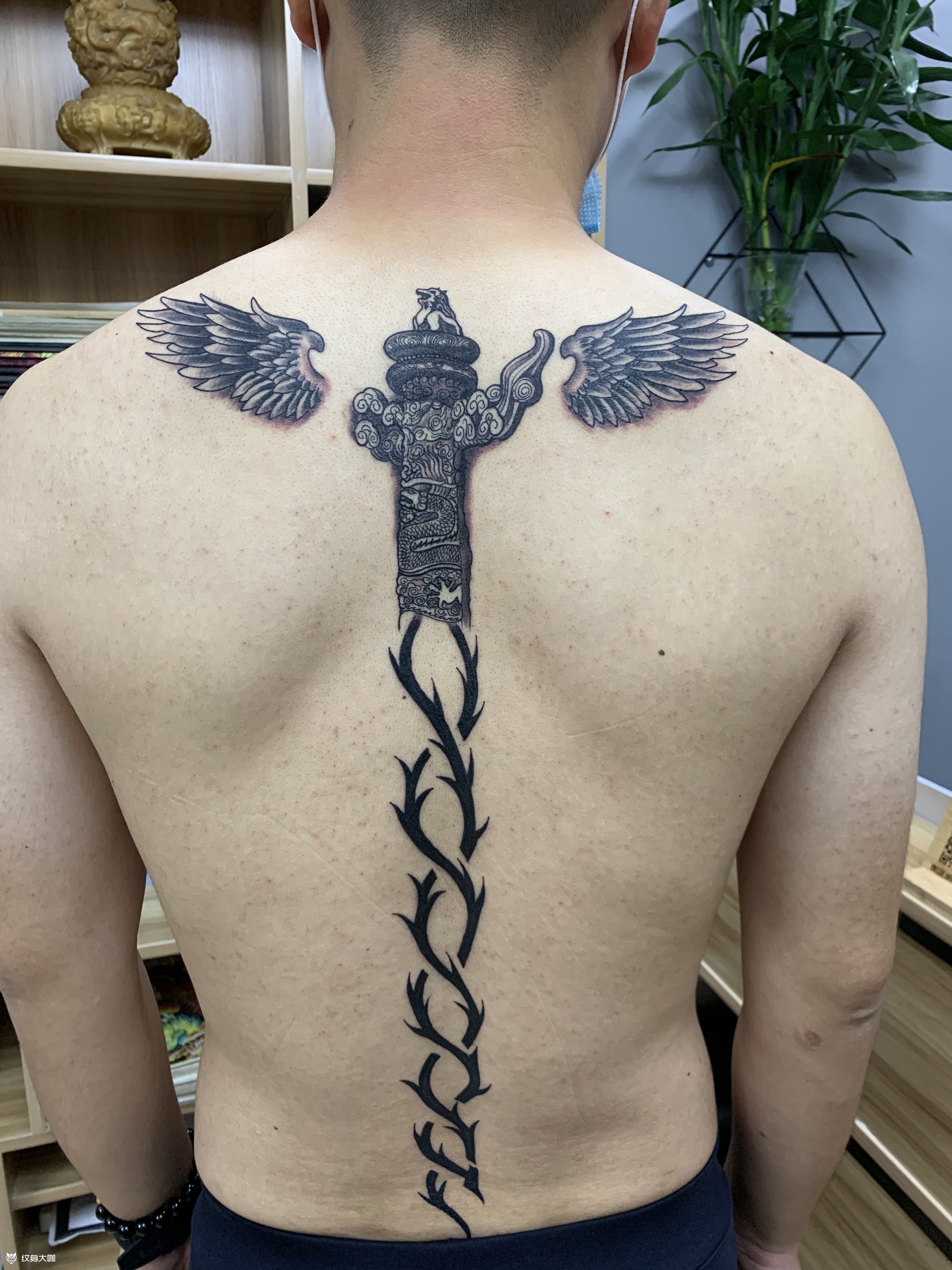 康纳款,改动了一部分_纹身图案手稿图片_李军的纹身作品集