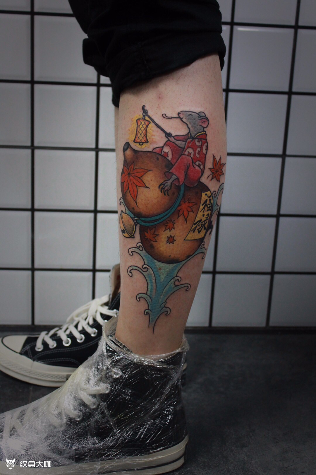 葫芦_纹身图案手稿图片_单谋的纹身作品集