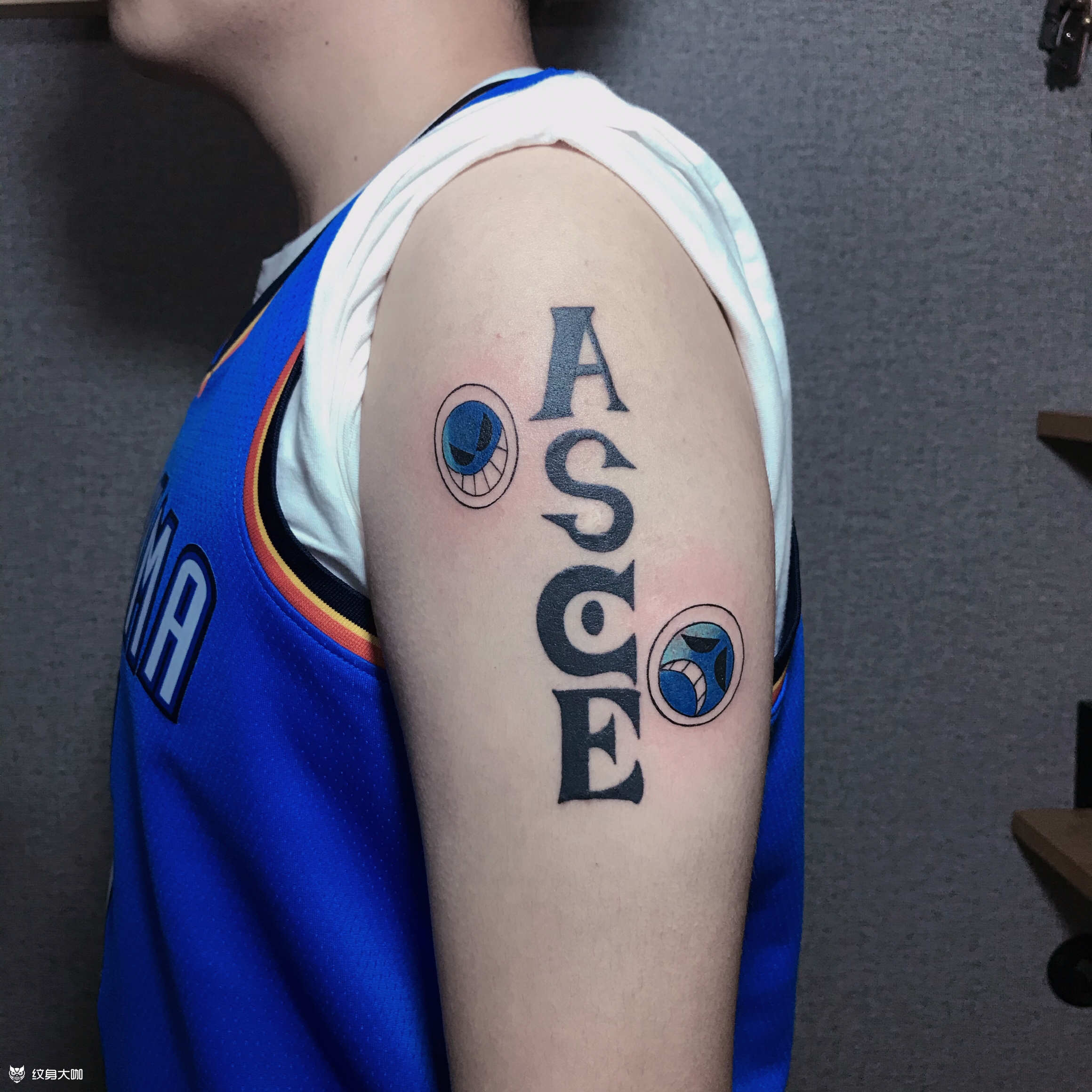 海贼王艾斯_纹身图案手稿图片_李加祥的纹身作品集