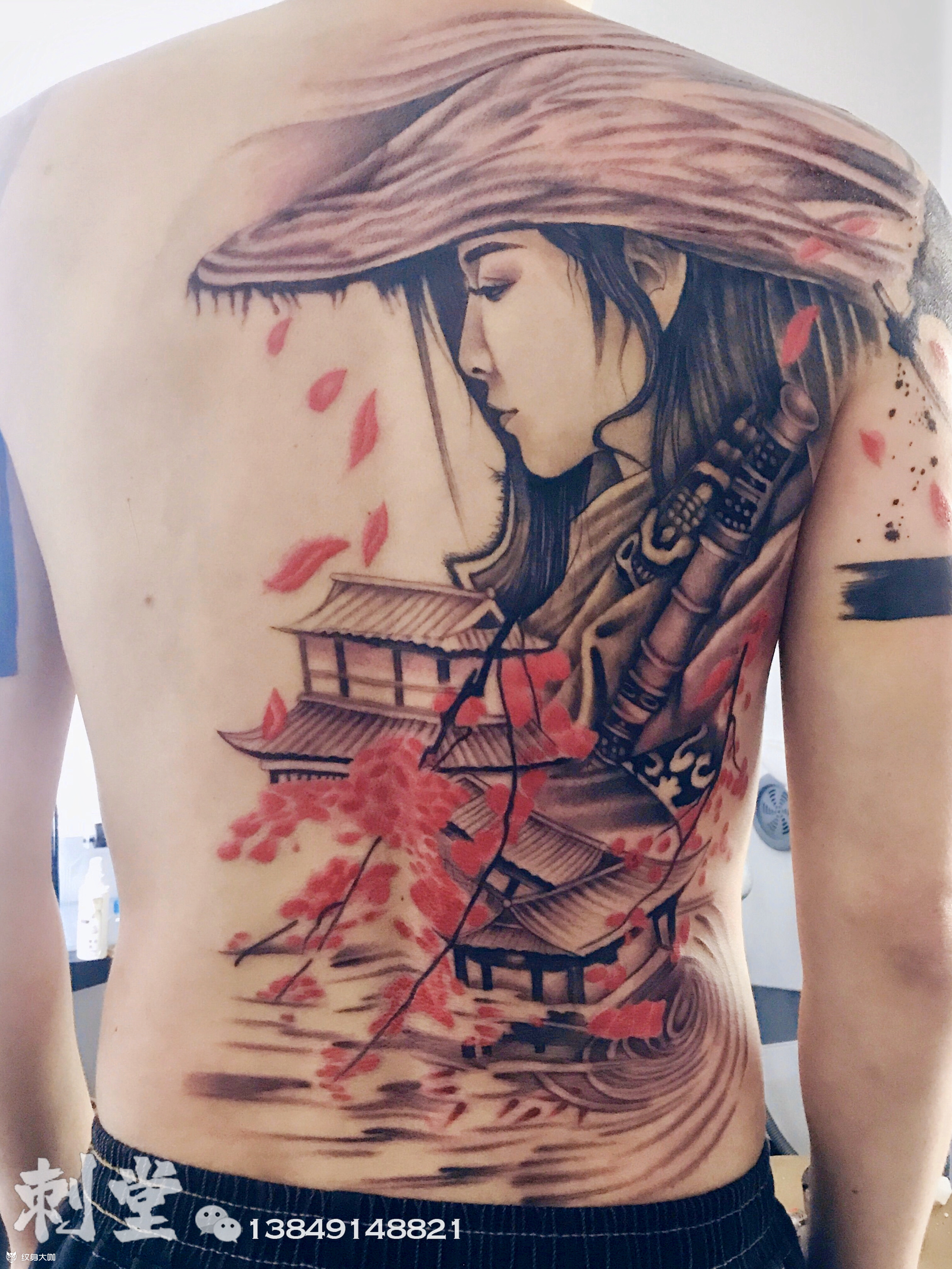寒江孤影_纹身图案手稿图片_刺堂tattoo的纹身作品集