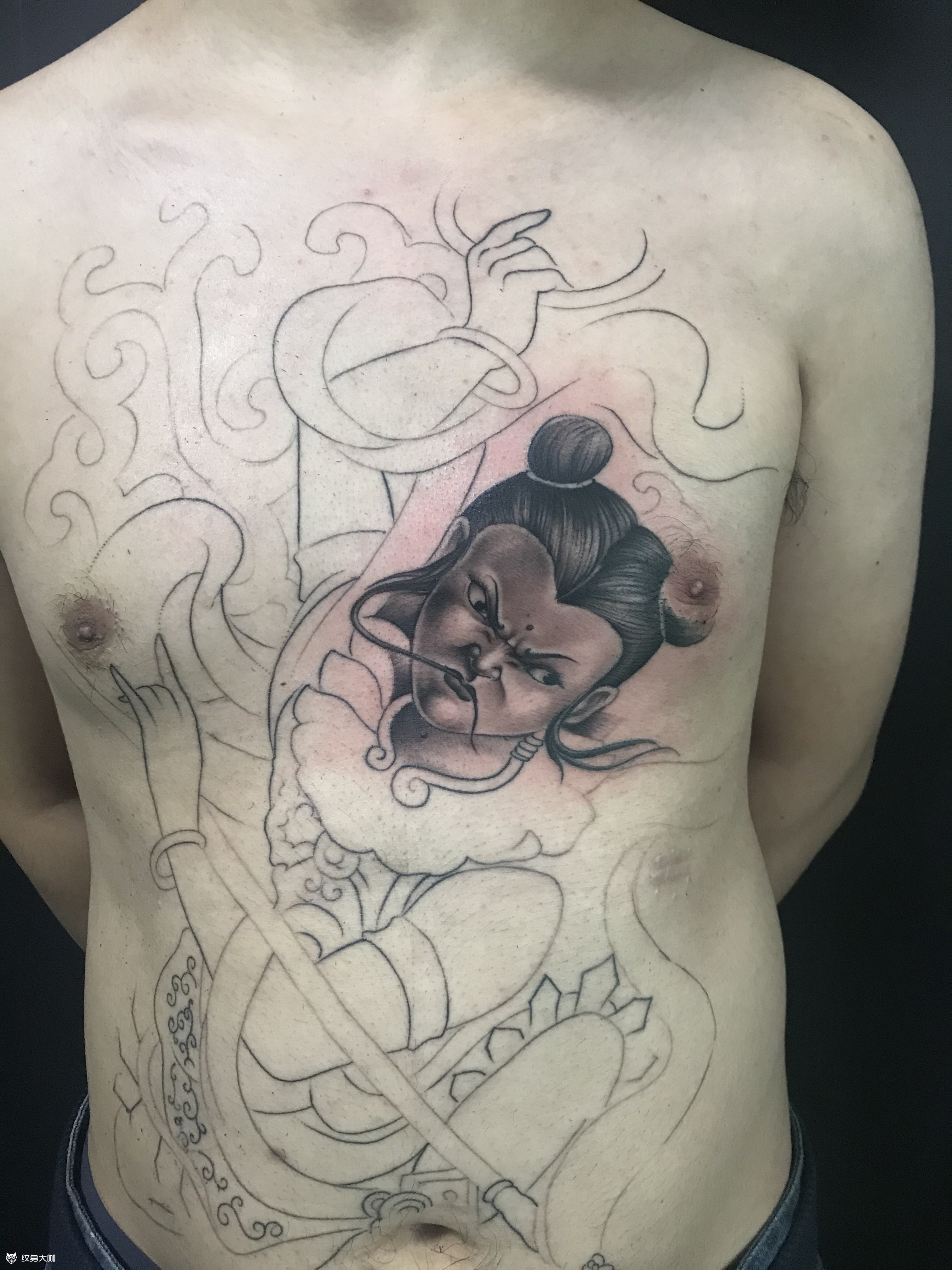 哪吒闹海哪吒( nézhā)_纹身吧社区 - 纹身大咖