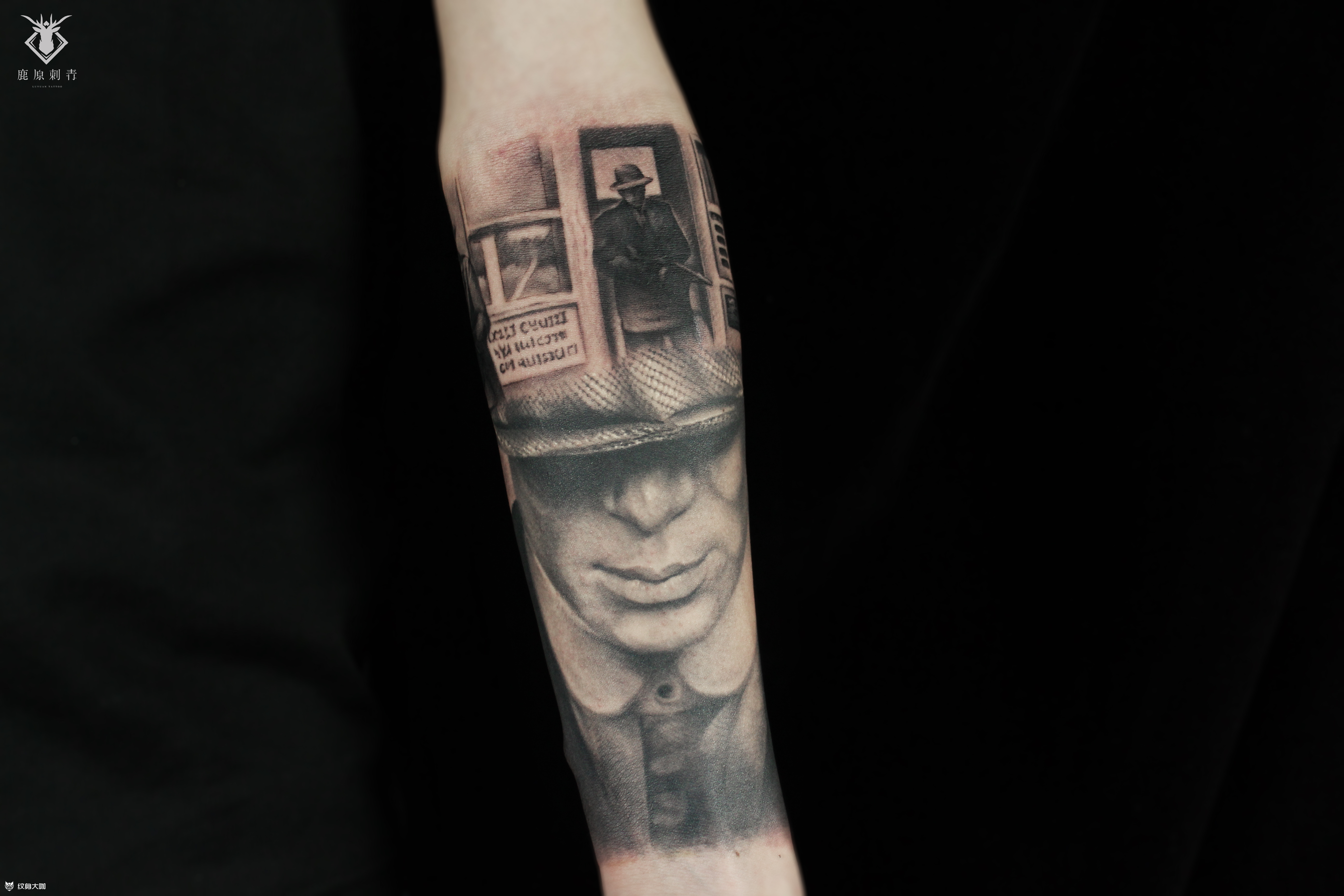 《浴血黑帮》 _纹身图案手稿图片_赵逸峰的纹身作品集