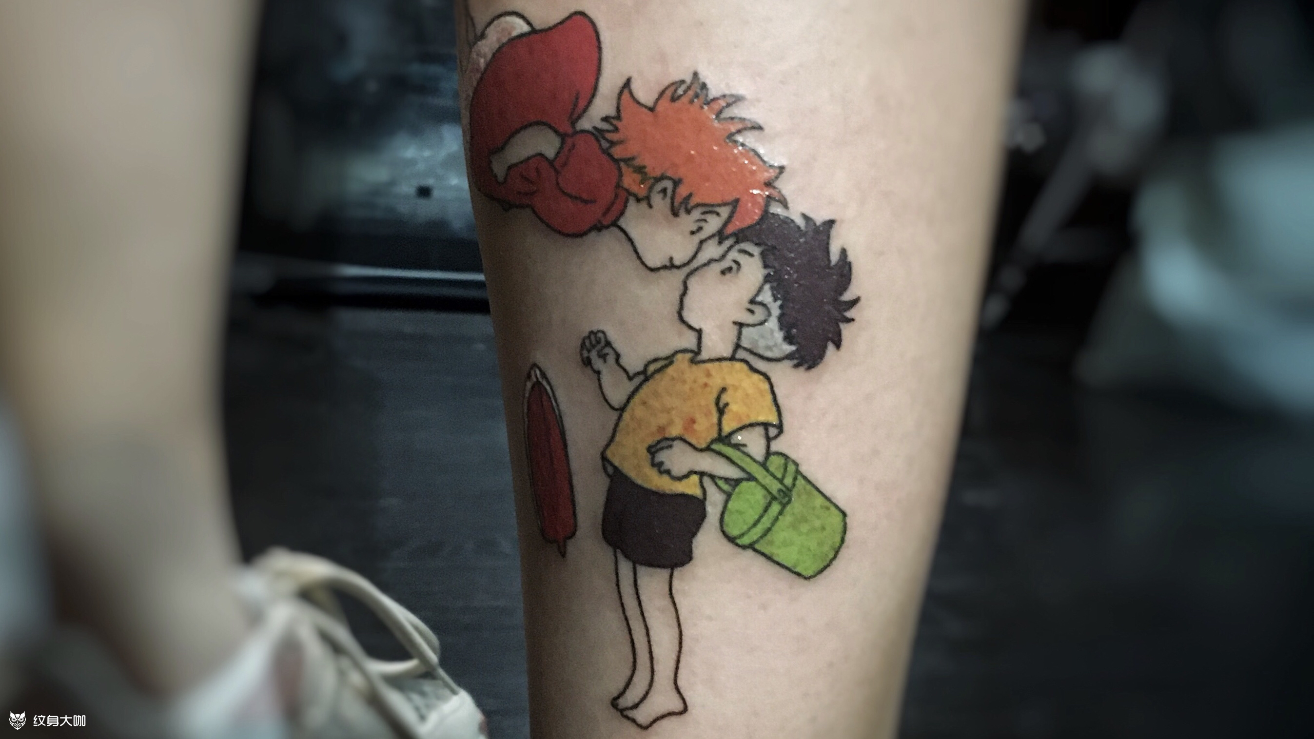 波妞and宗介_纹身图案手稿图片_芋儿鸡tattoo的纹身作品集