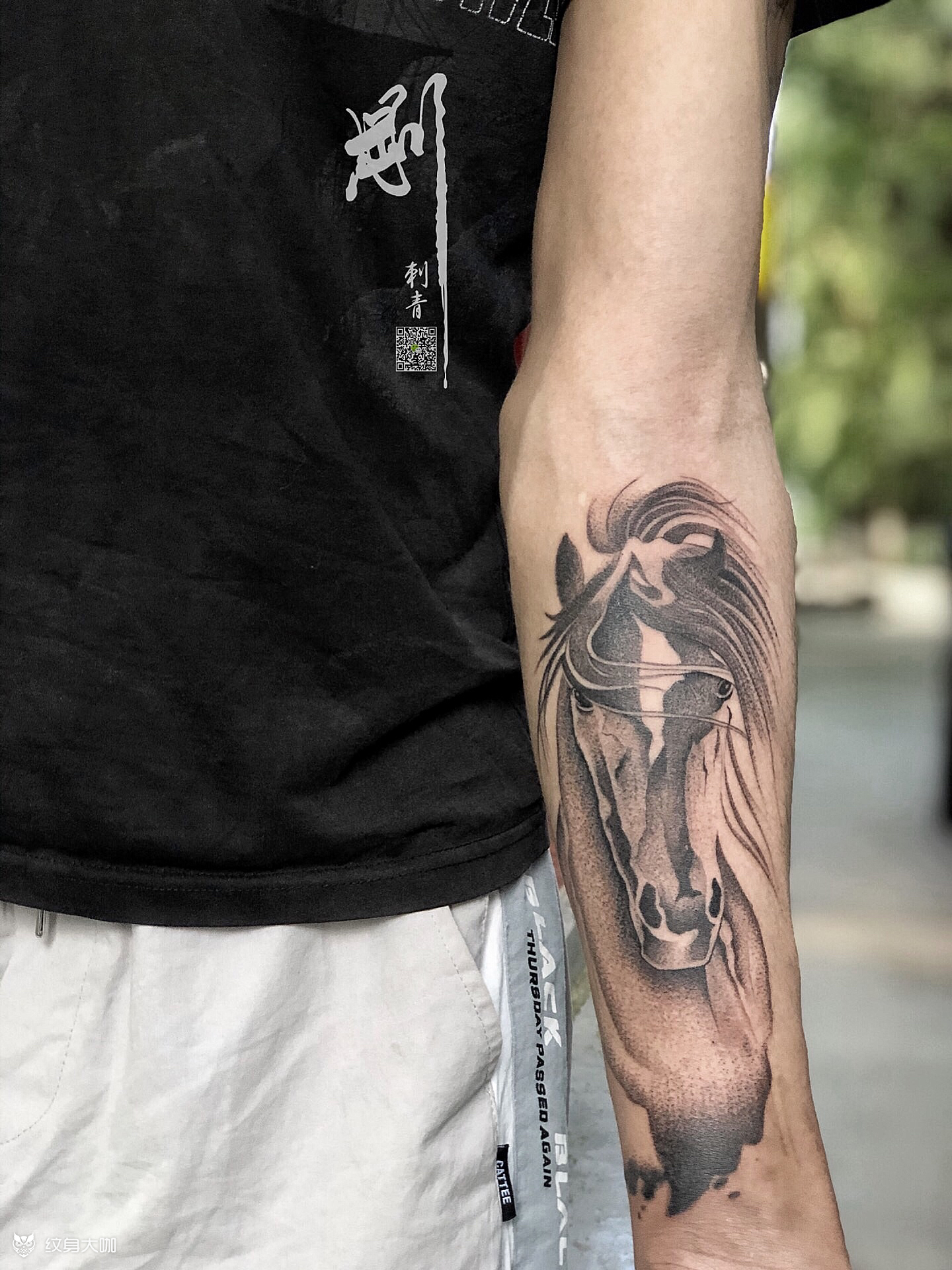 马儿_纹身图案手稿图片_哈密刚子纹身-创始人的纹身作品集