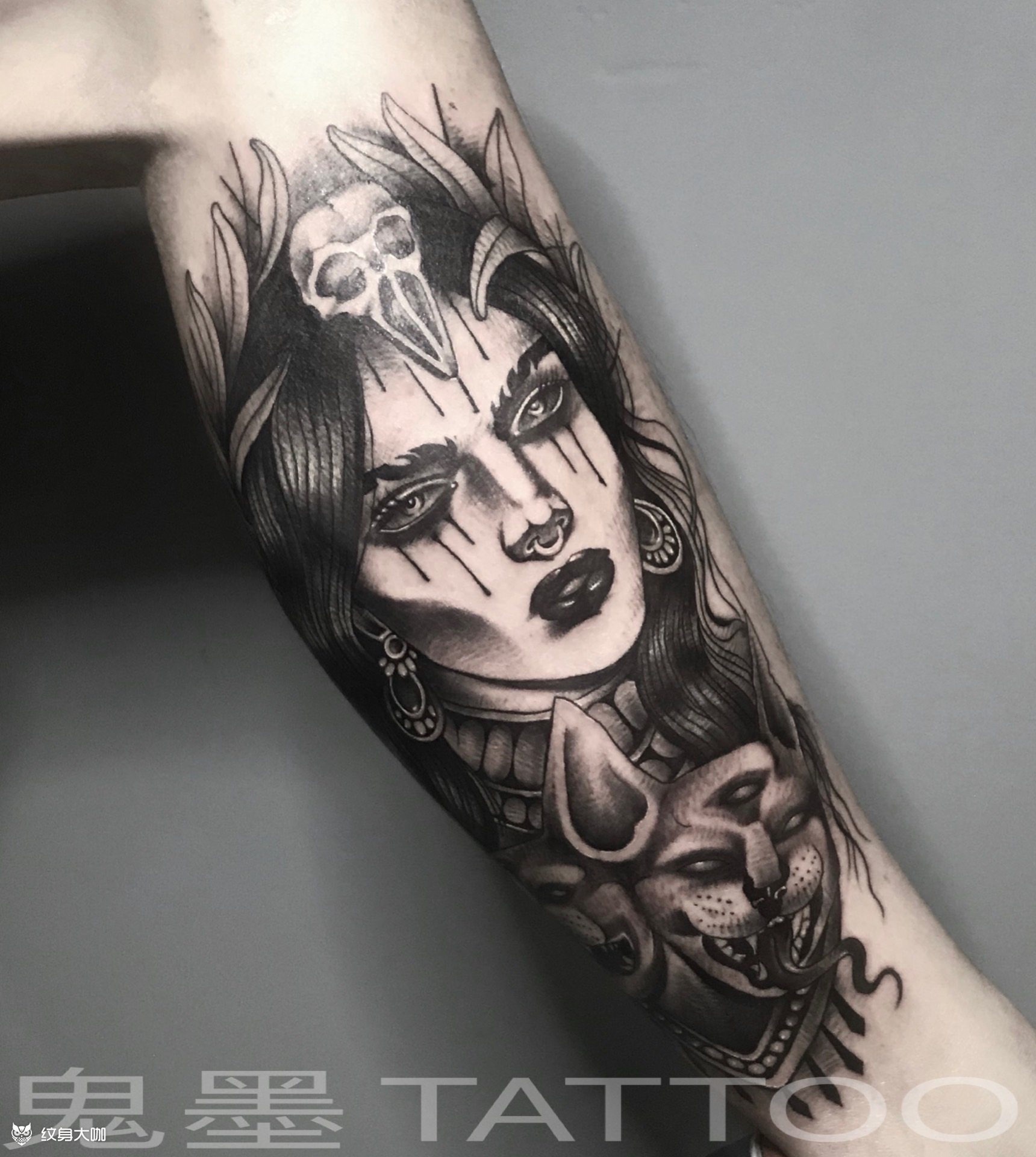 暗黑欧美_纹身图案手稿图片_black-hs的纹身作品集