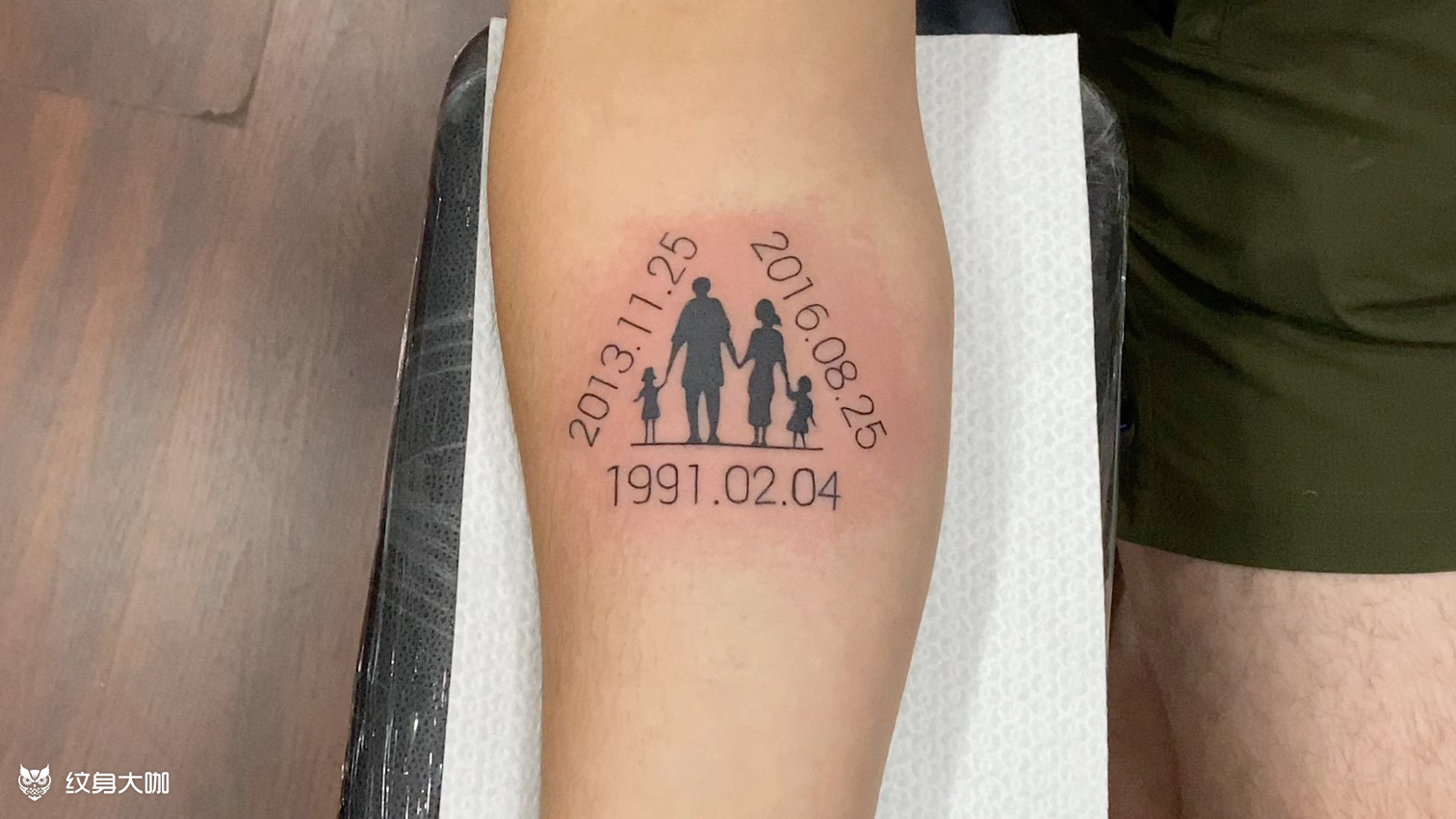 父爱如山_纹身图案手稿图片_姜建峰的纹身作品集