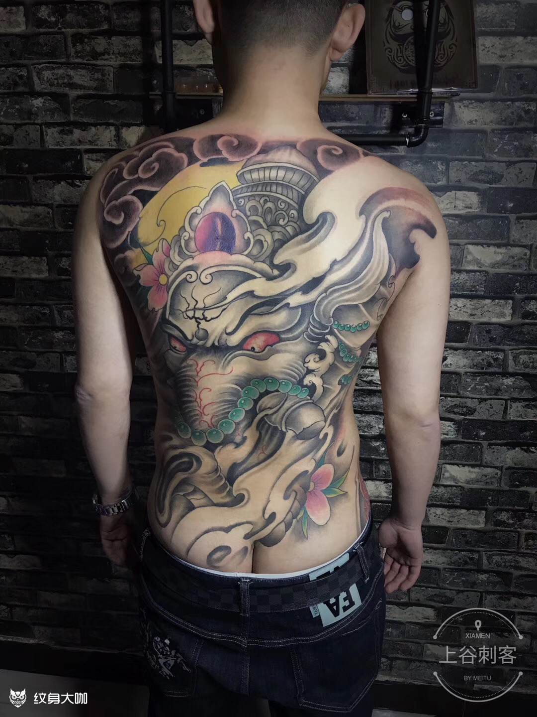 象神_纹身图案手稿图片_谷立阳的纹身作品集
